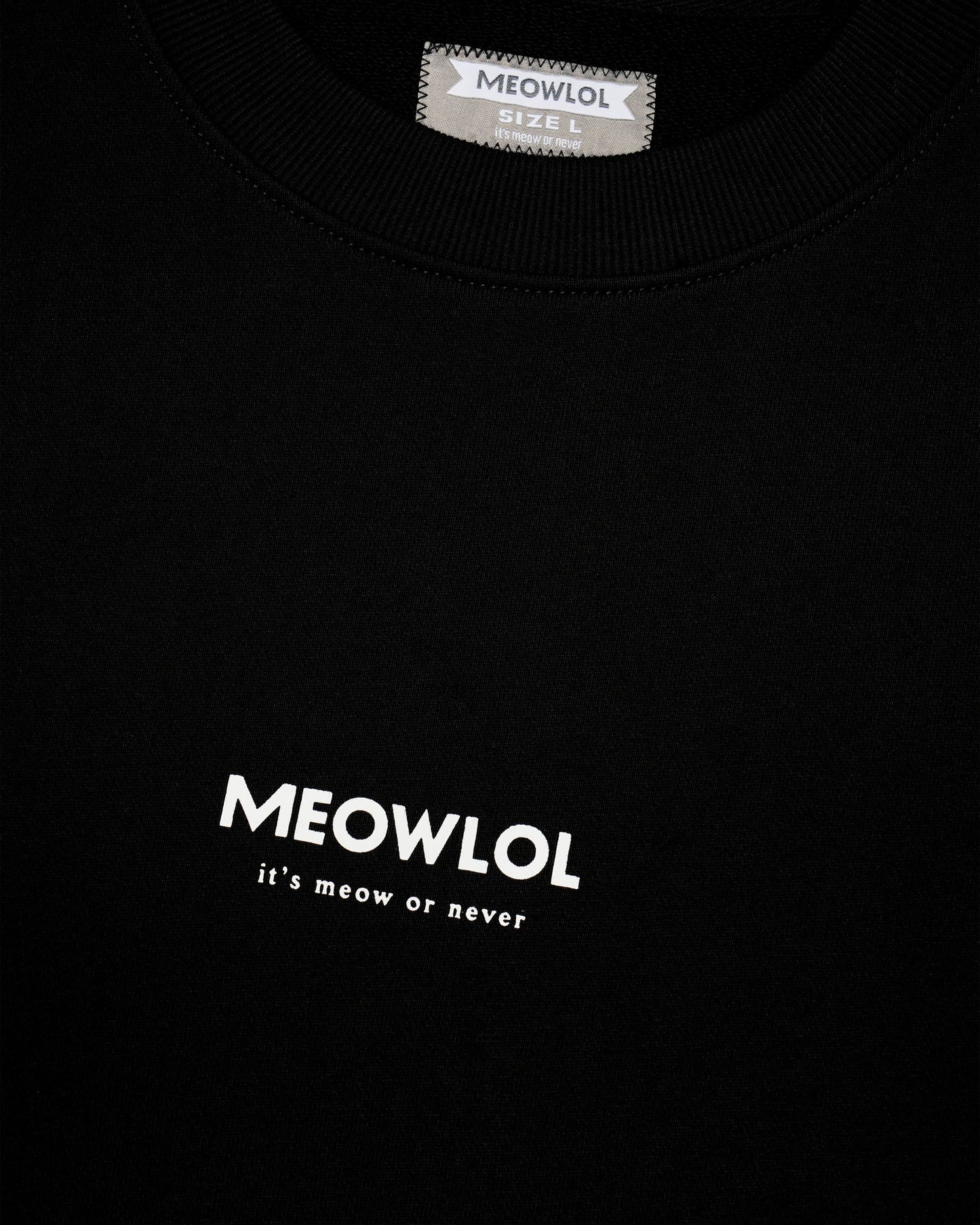 MEOW VADER ROUND HEM OVERSIZED T-SHIRT