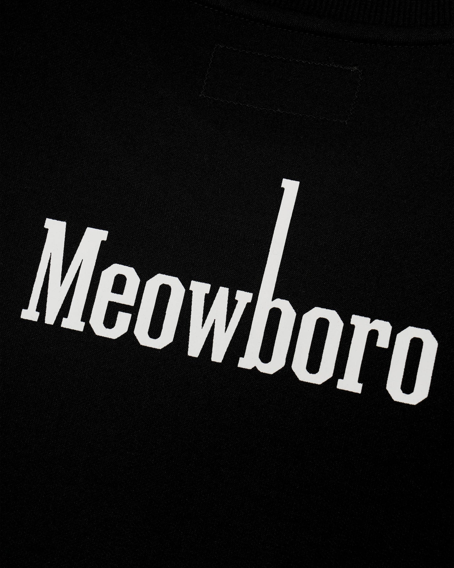 MEOWBOLO GOLD ROUND HEM OVERSIZED T-SHIRT