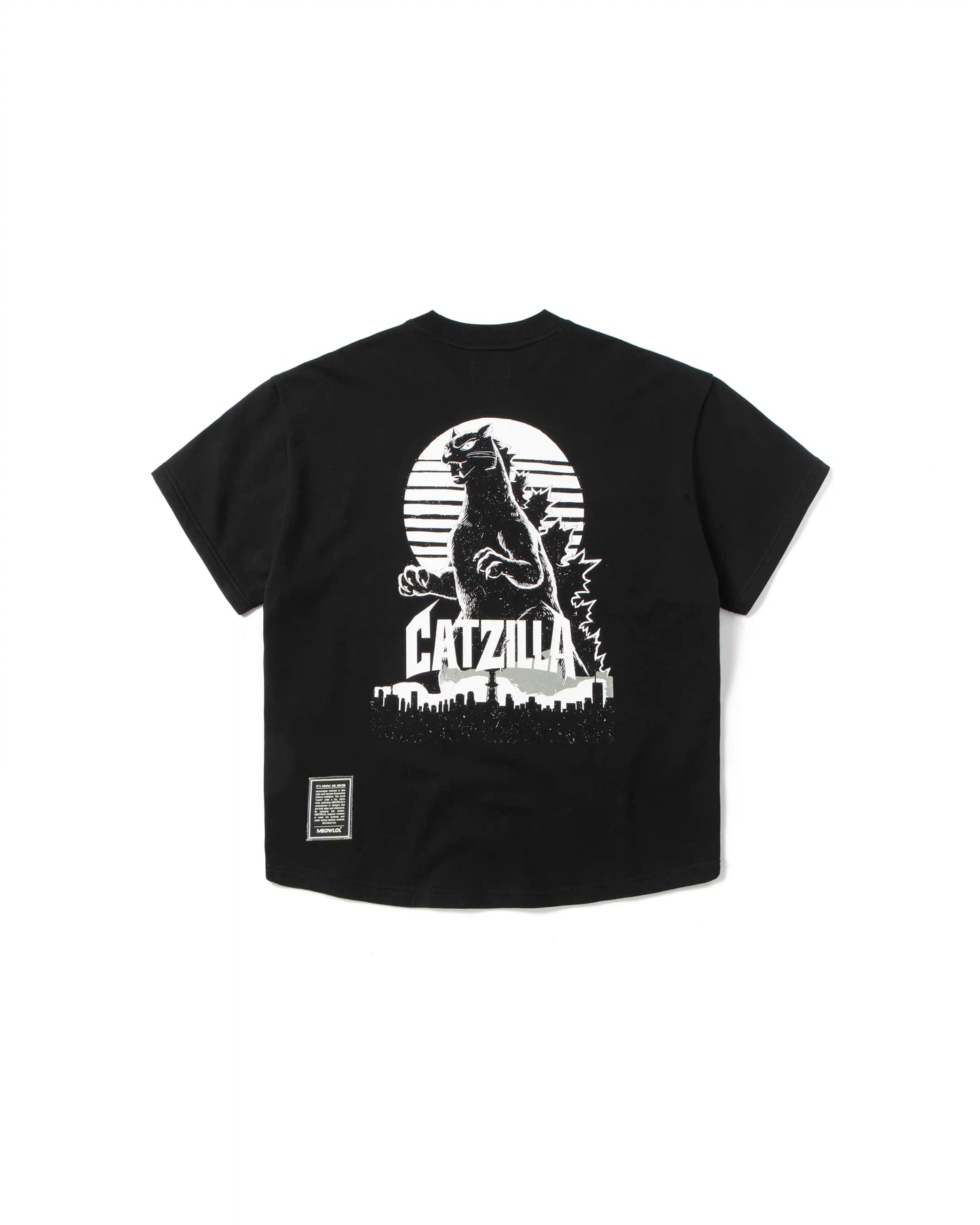 CATZILLA ROUND HEM OVERSIZED T-SHIRT