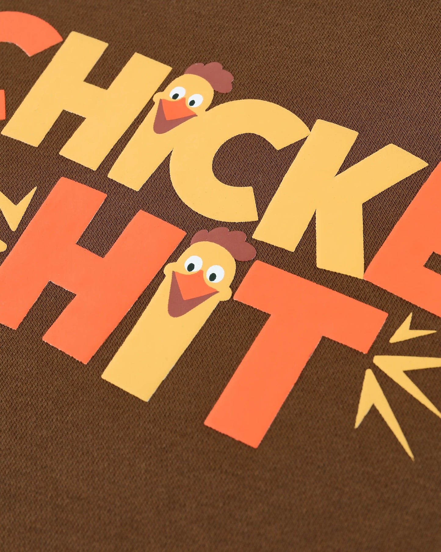 CHICKEN HIT ROUND HEM OVERSIZED T-SHIRT