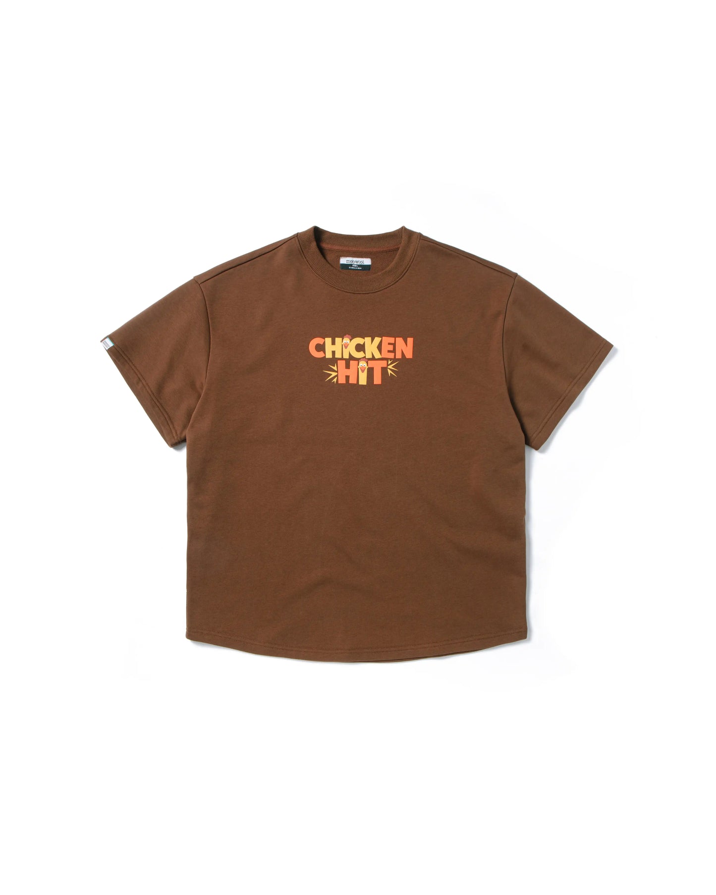 CHICKEN HIT ROUND HEM OVERSIZED T-SHIRT