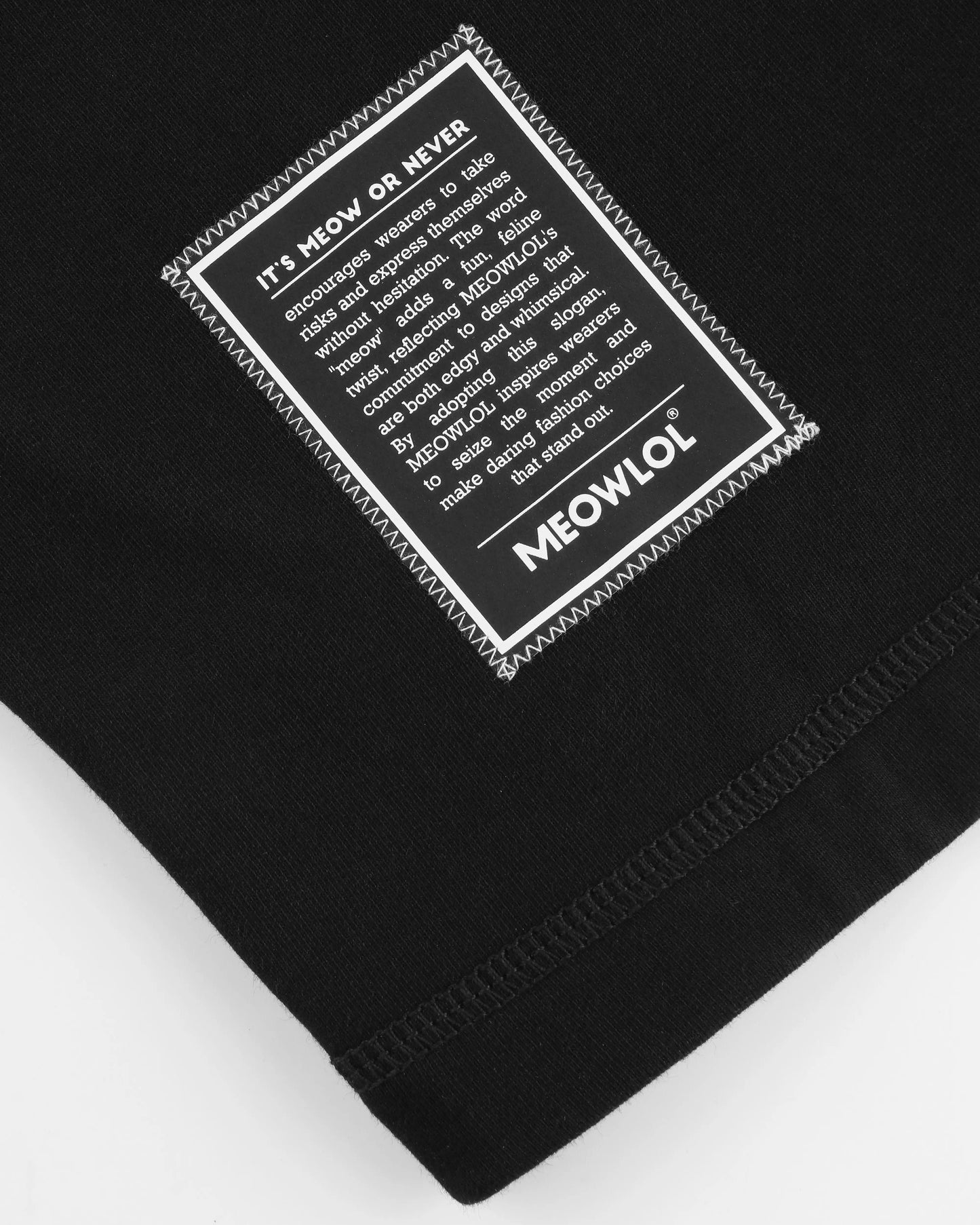 EMB LOGO OVERSIZED CROPPED TOP
