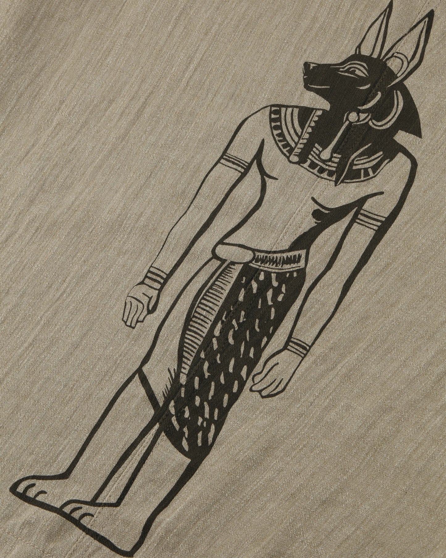 GRAPHIC EGYPTIAN CAT THEME PRINTED VACATION SHIRT