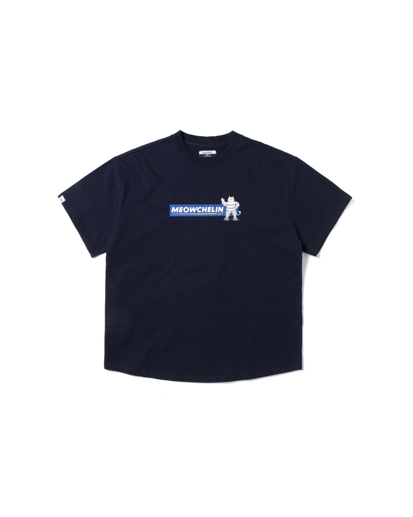 MEOWCHELIN JOURNEYS ROUND HEM OVERSIZED T-SHIRT