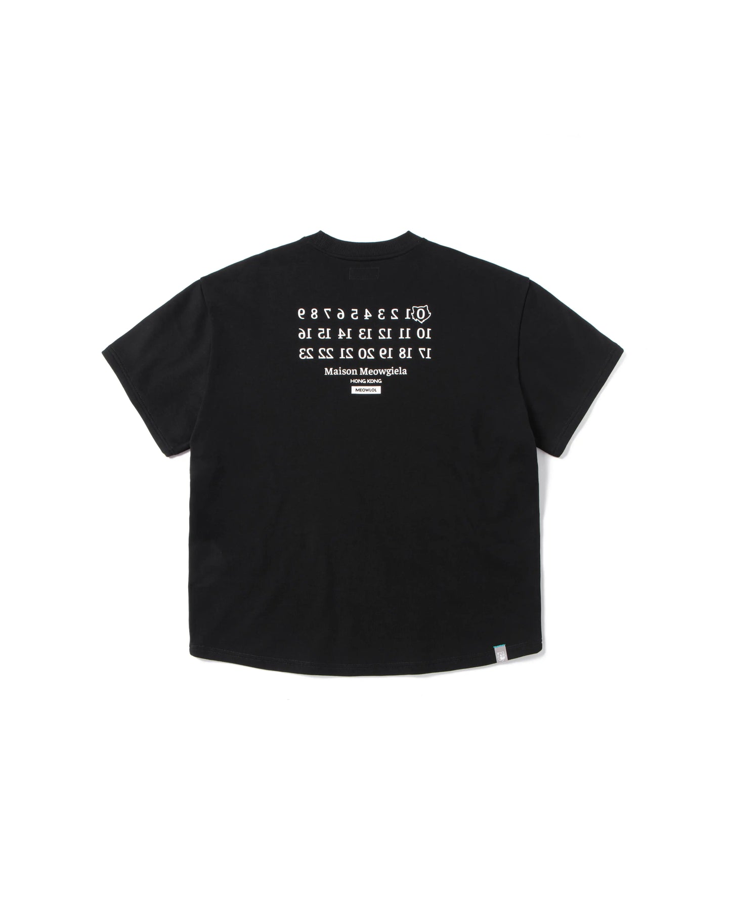 MEOWGIELA ROUND HEM OVERSIZED T-SHIRT