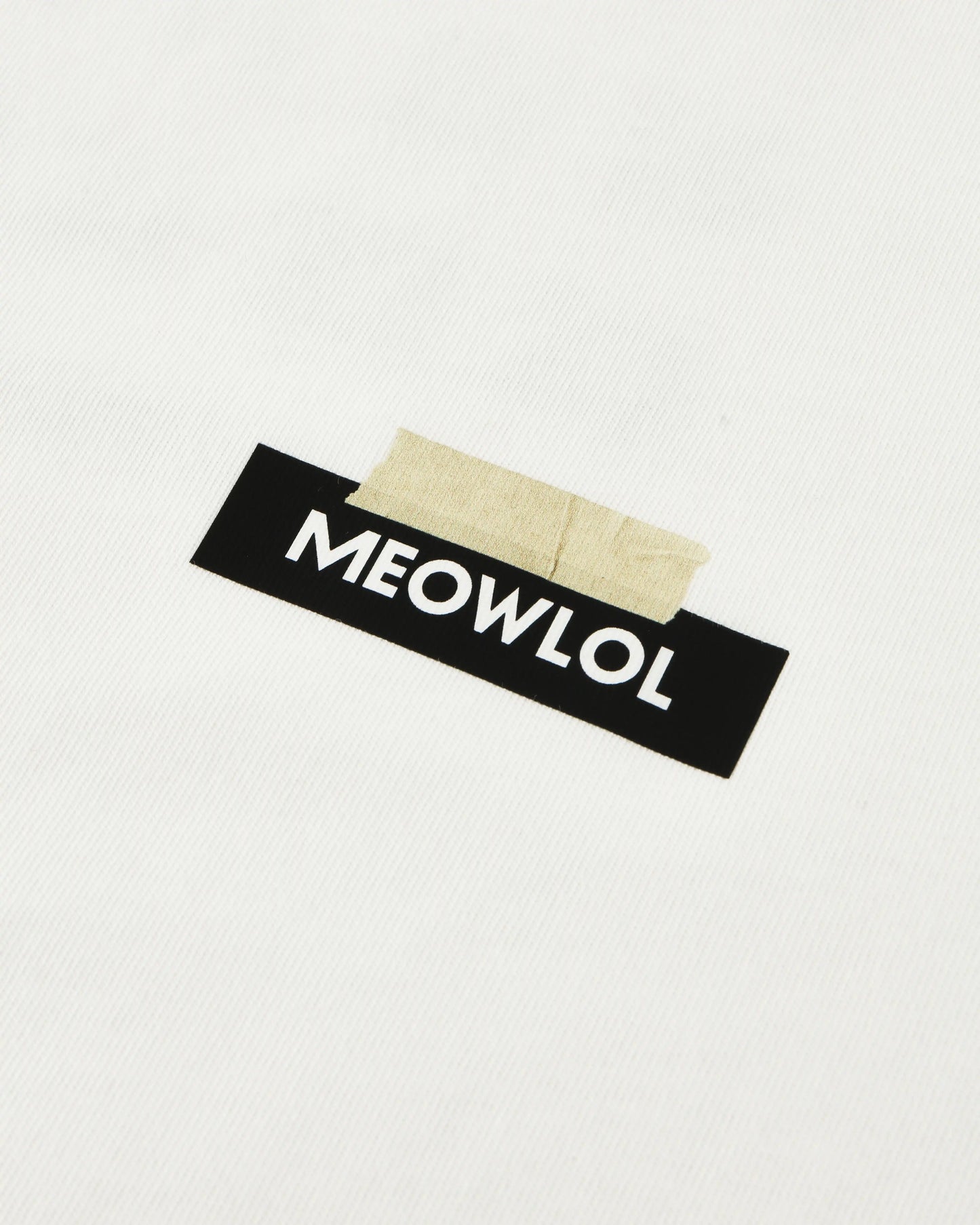 MEOWGIELA SHOULDER PLEATED EASY FIT T-SHIRT