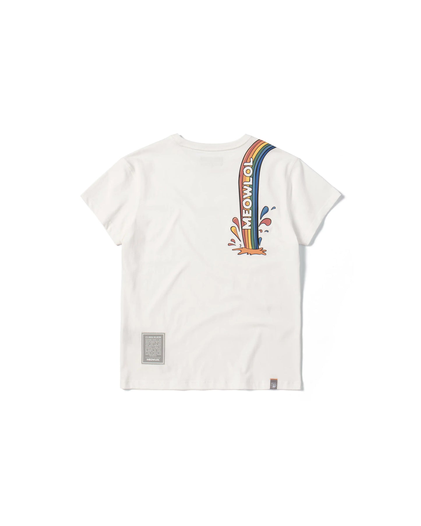 MEOWNICORN SHOULDER PLEATED EASY FIT T-SHIRT