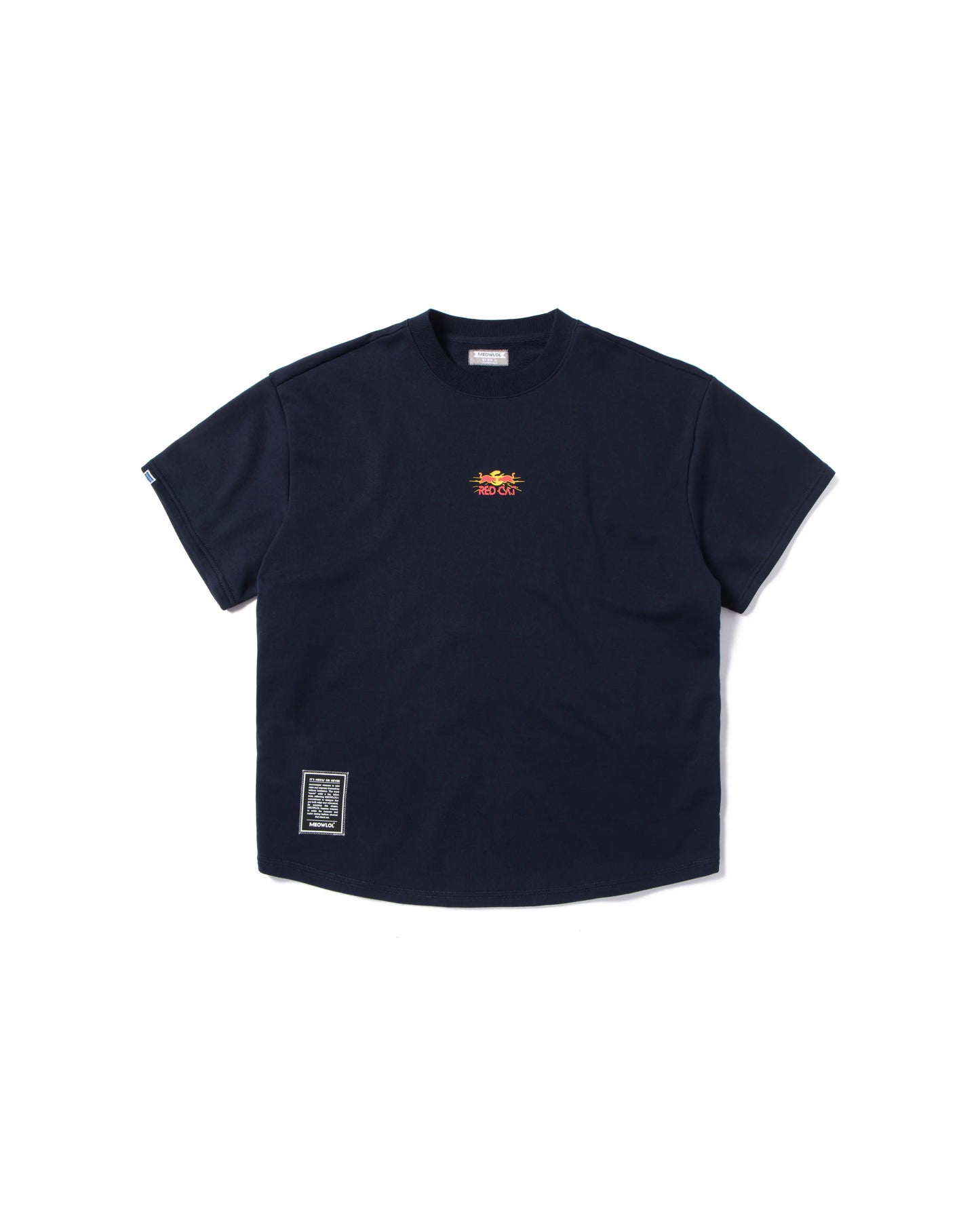 RED CAT ENERGY ROUND HEM OVERSIZED T-SHIRT
