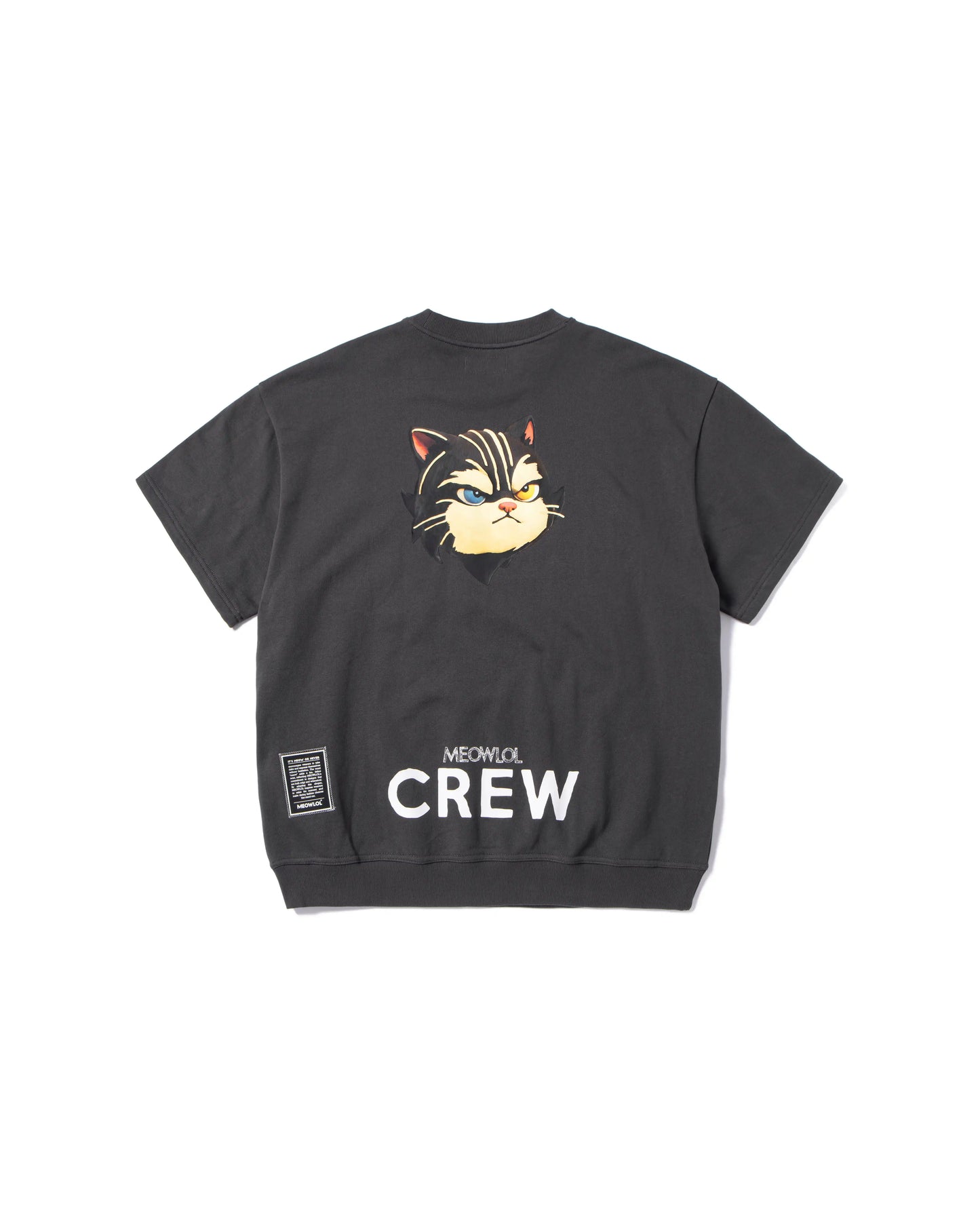 THE CLAY CAT LOGO HEADFRONT POCKET OVERSIZED T-SHIRT
