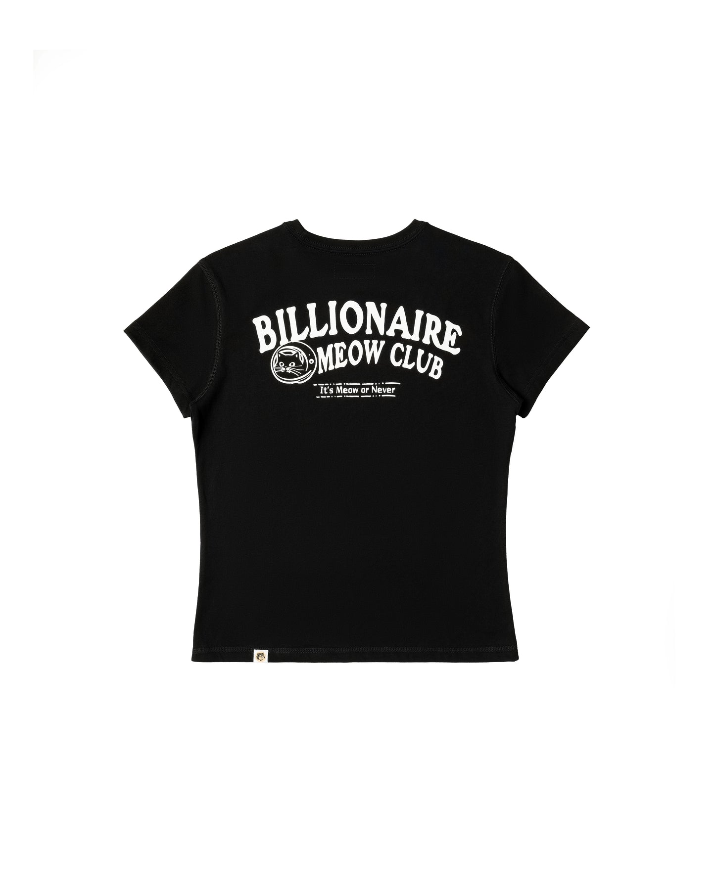 BILLIONAIRE MEOW CLUB SHOULDER PLEATED EASYFIT T-SHIRT