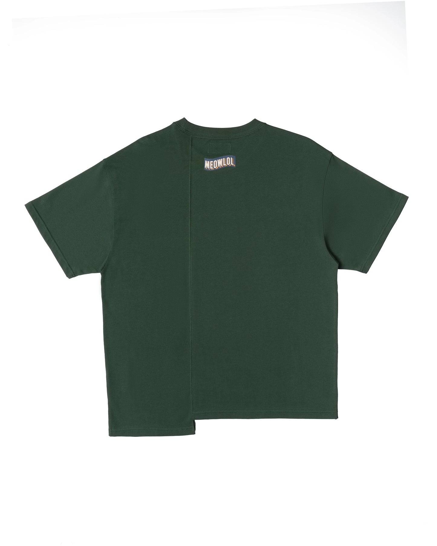 EMB LOGO PANELED EASY FIT T-SHIRT