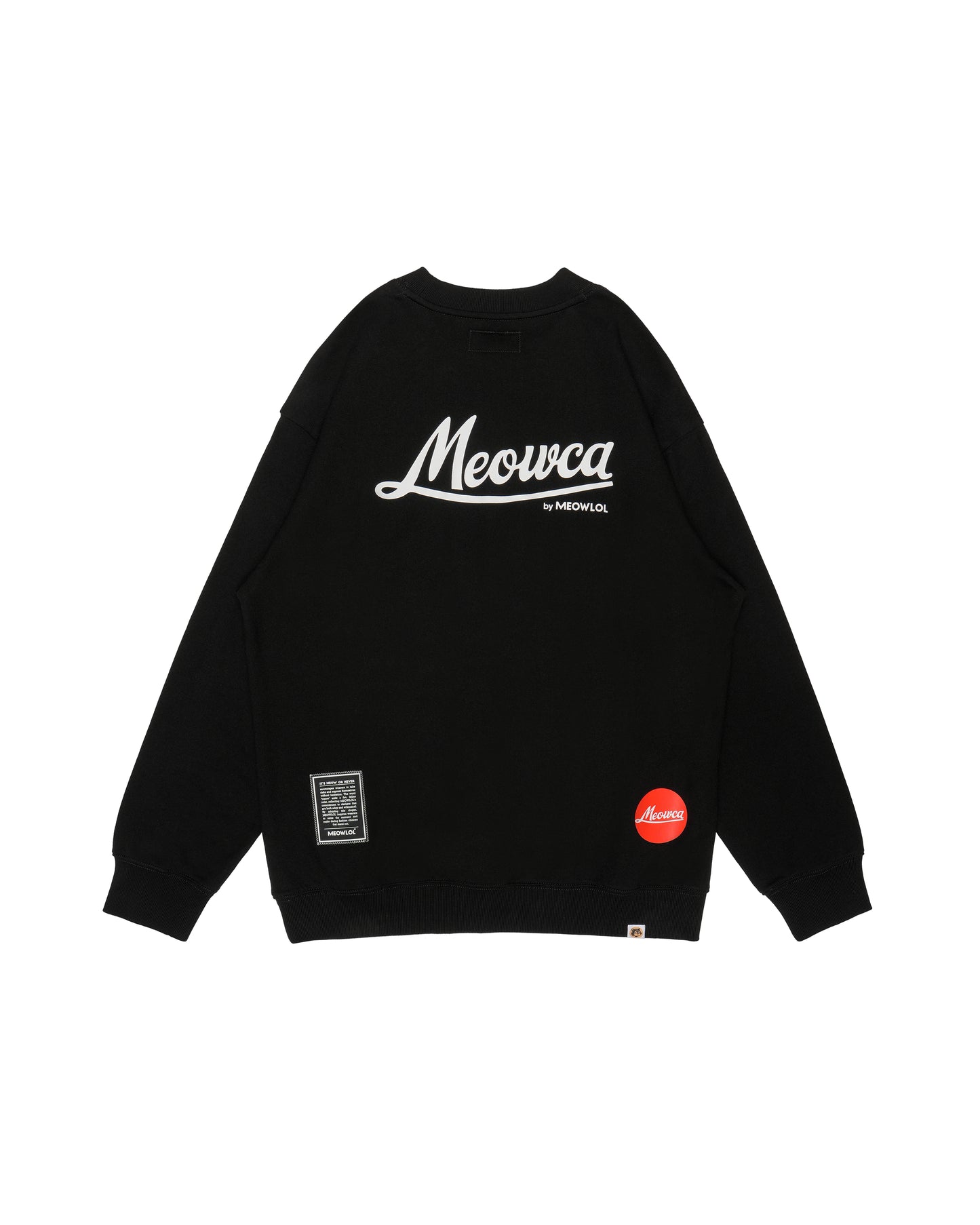 MEOWCA CAMERA PLEATED SLEEVES EASY FIT SWEATSHIRT