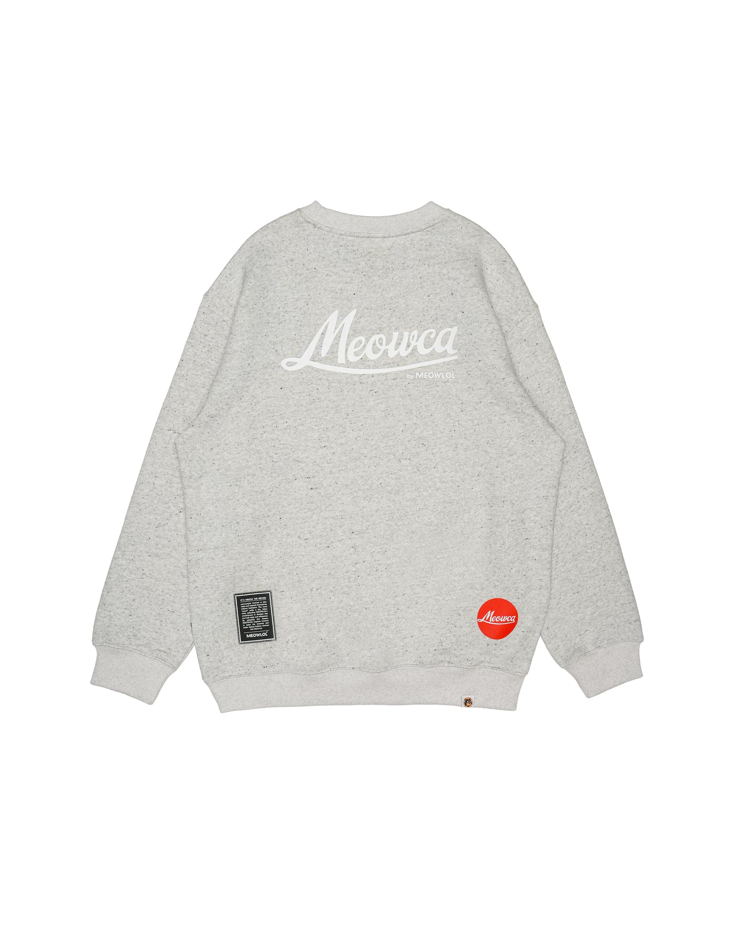 MEOWCA CAMERA PLEATED SLEEVES EASY FIT SWEATSHIRT