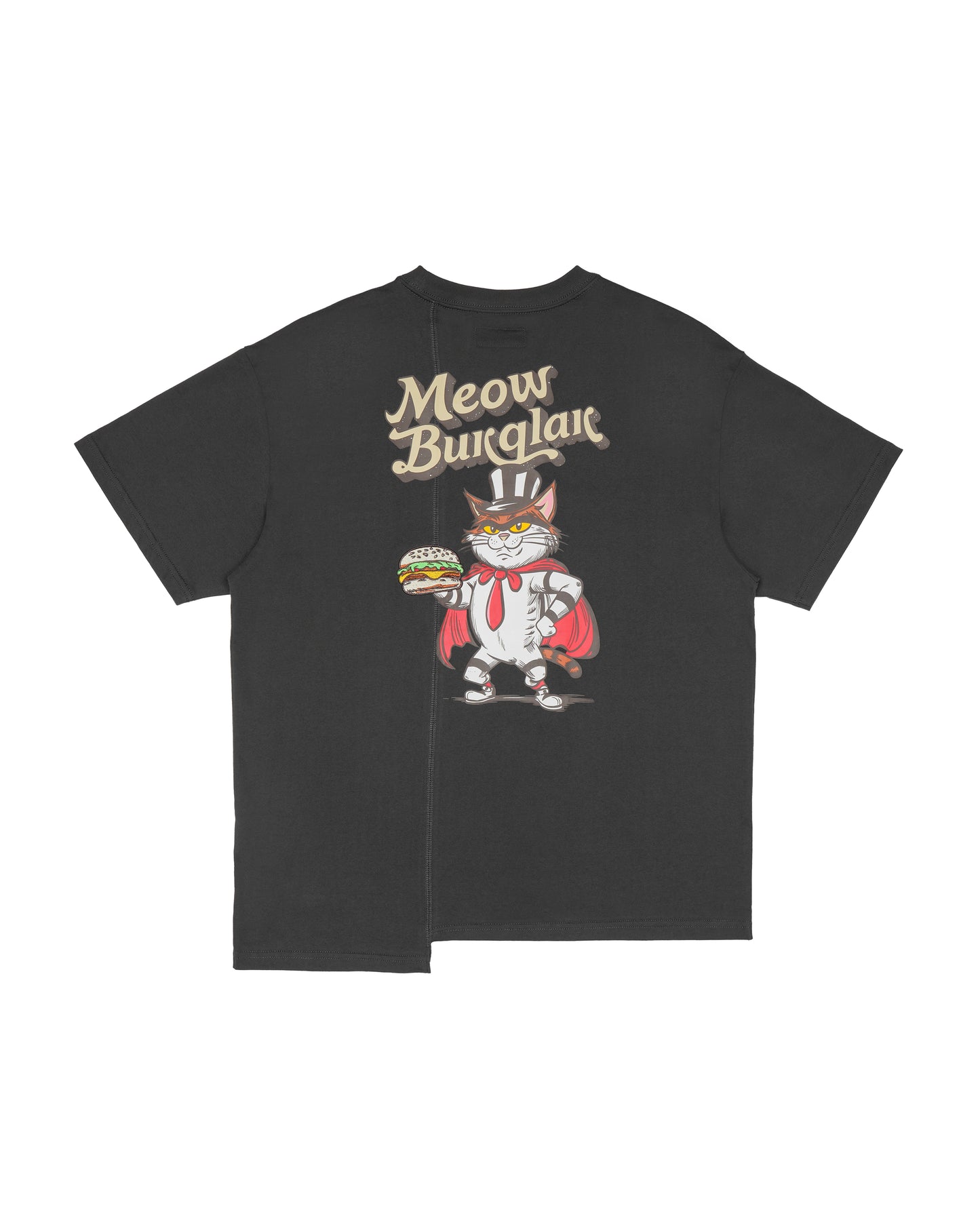 MEOWBURGLAR (2nd EDITION) PANELED EASY FIT T-SHIRT