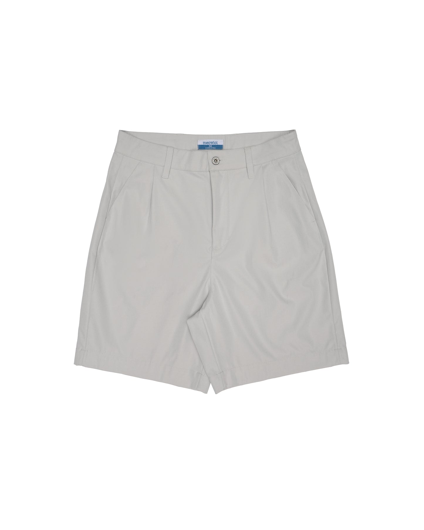 EMB LOGO PLEATED SHORTS