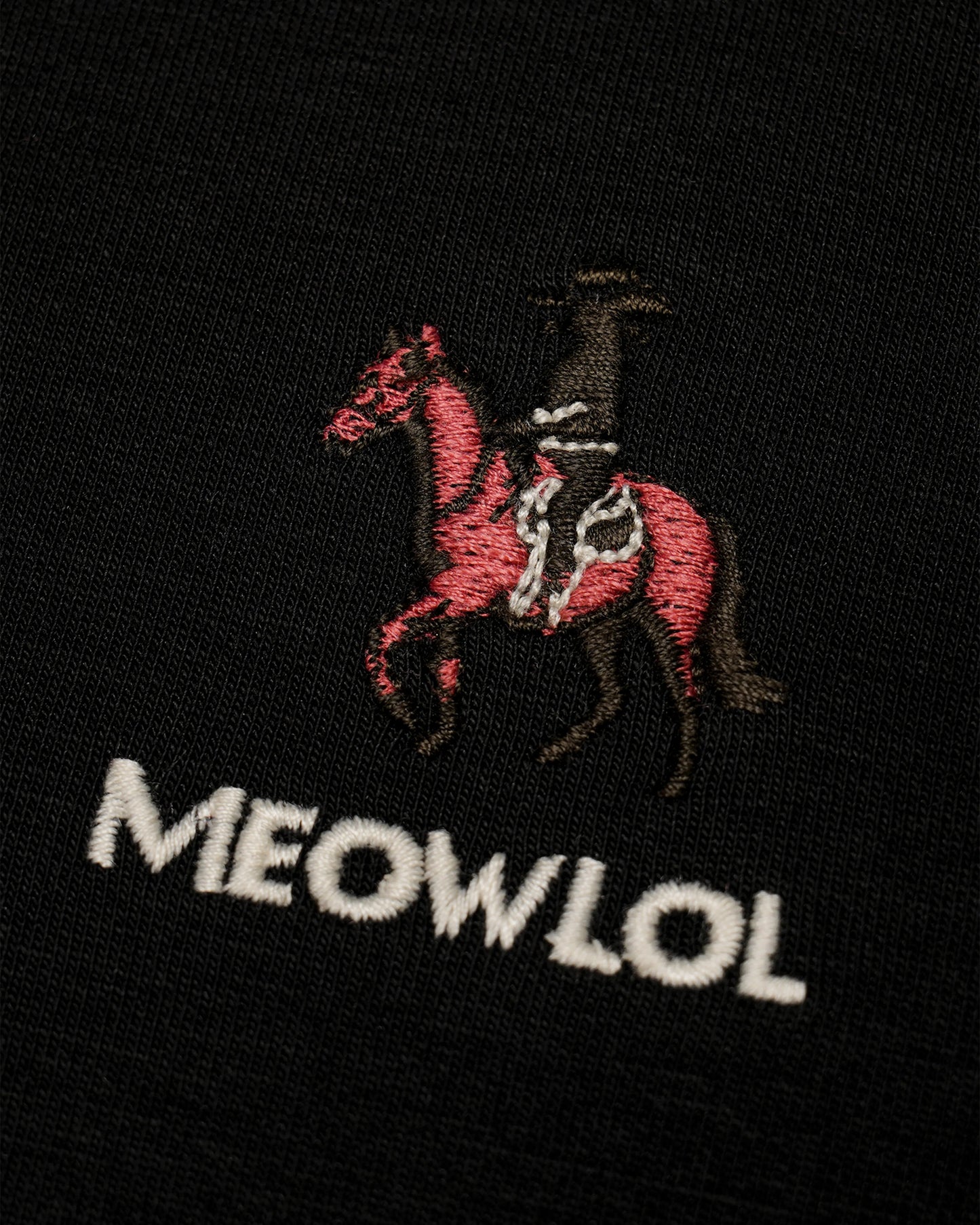 MEOWBOLO BLUE ROUND HEM OVERSIZED T-SHIRT
