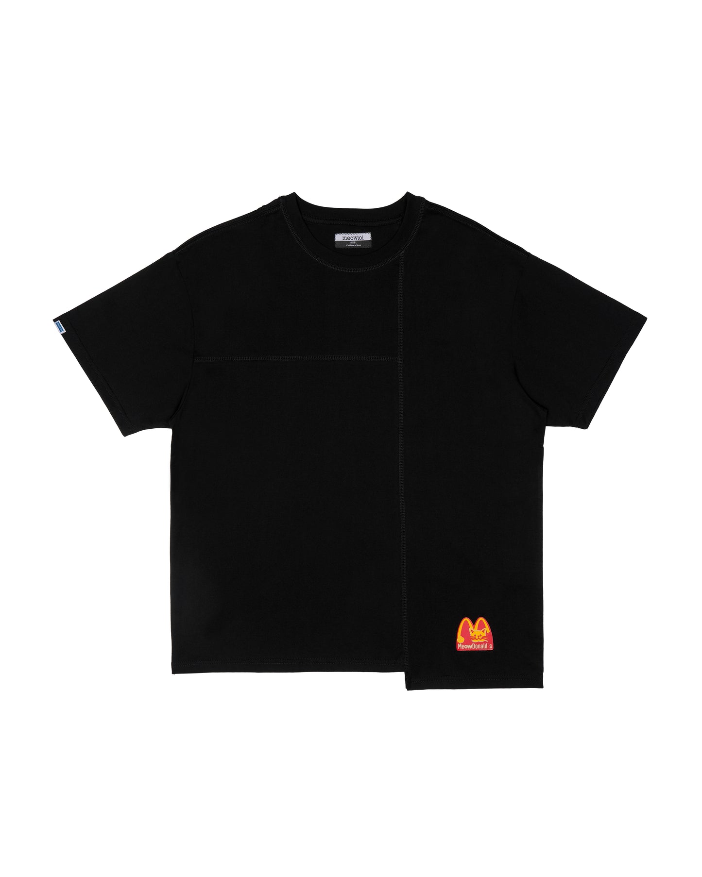 MEOWBURGLAR (2nd EDITION) PANELED EASY FIT T-SHIRT