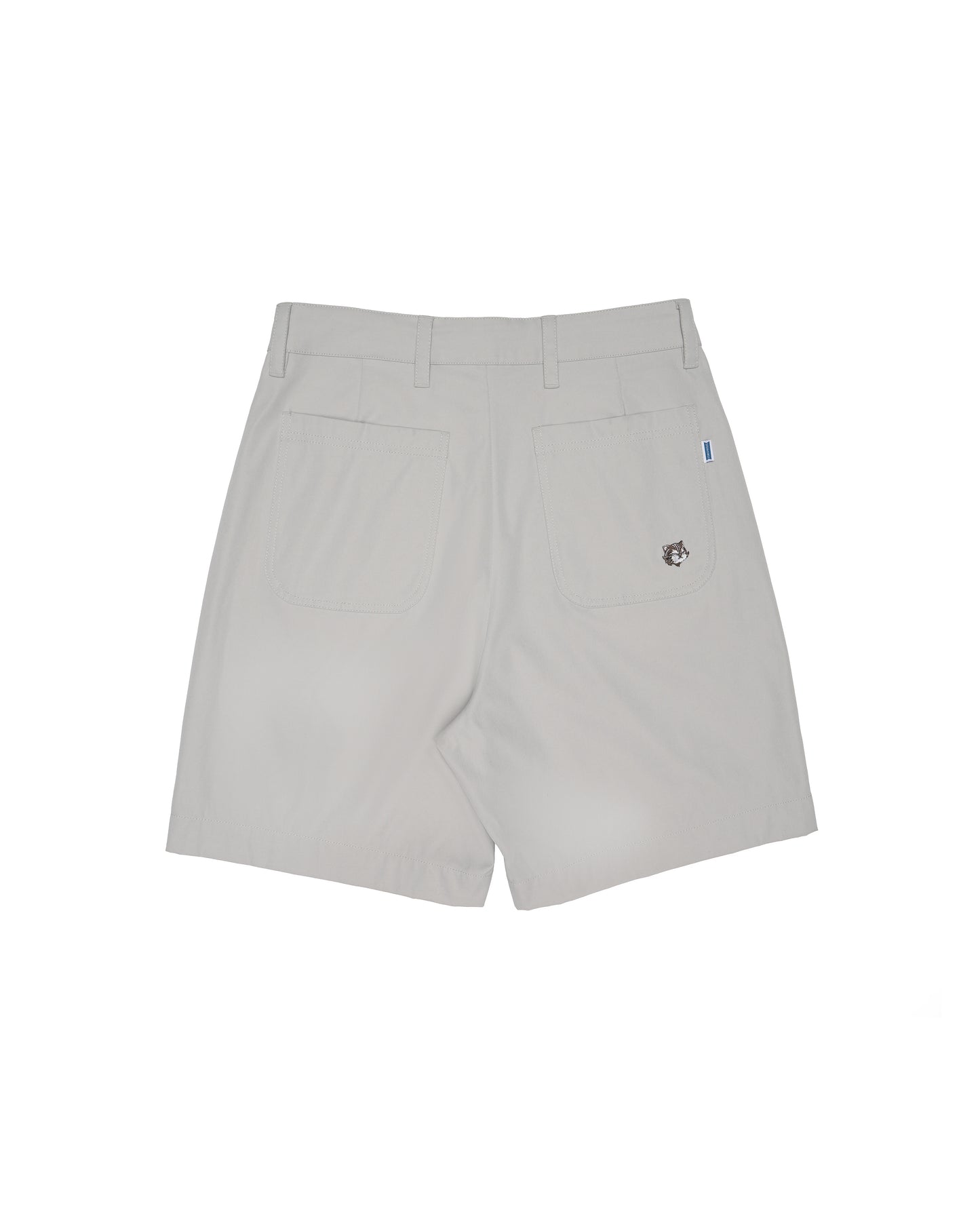 EMB LOGO PLEATED SHORTS