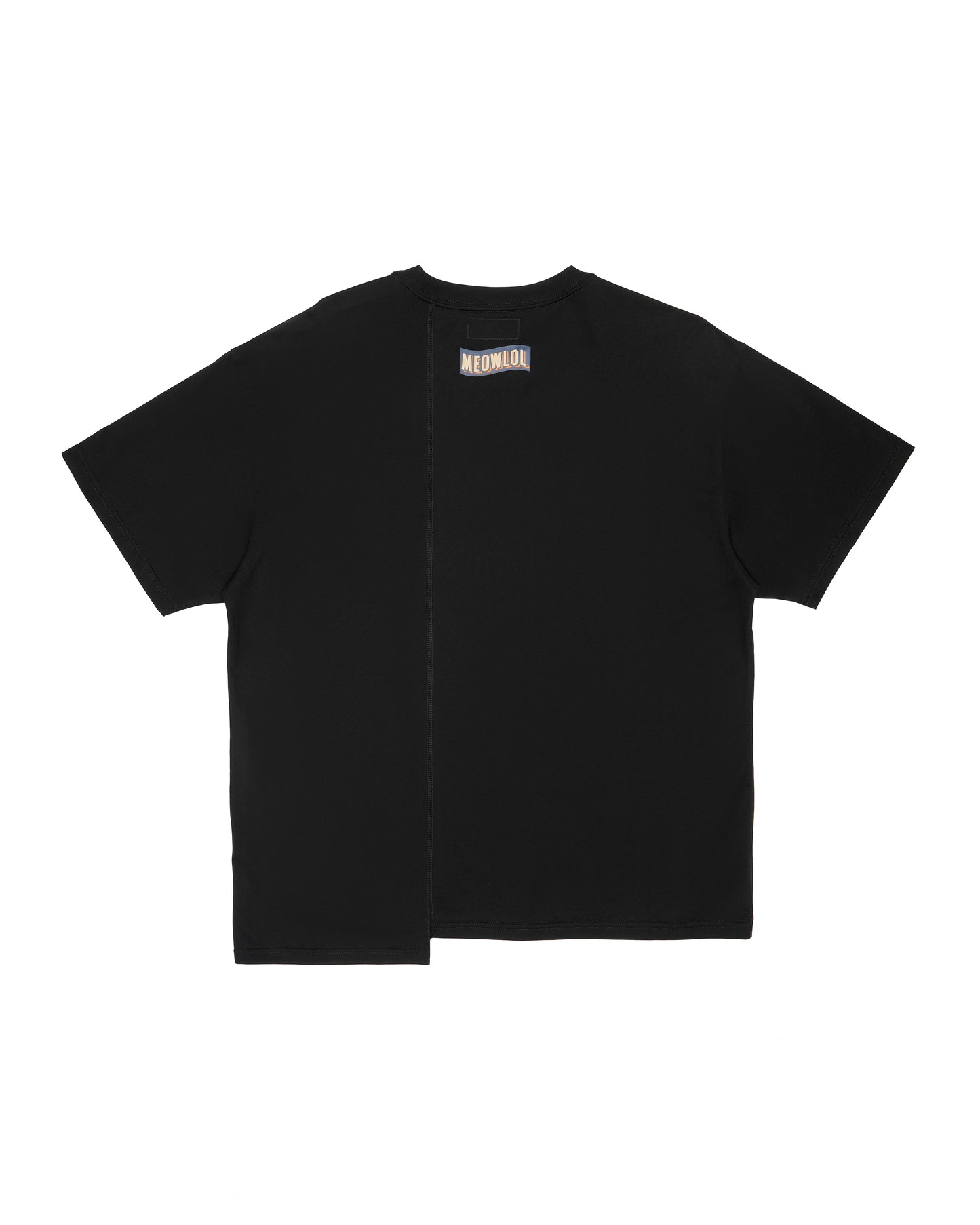 EMB LOGO PANELED EASY FIT T-SHIRT