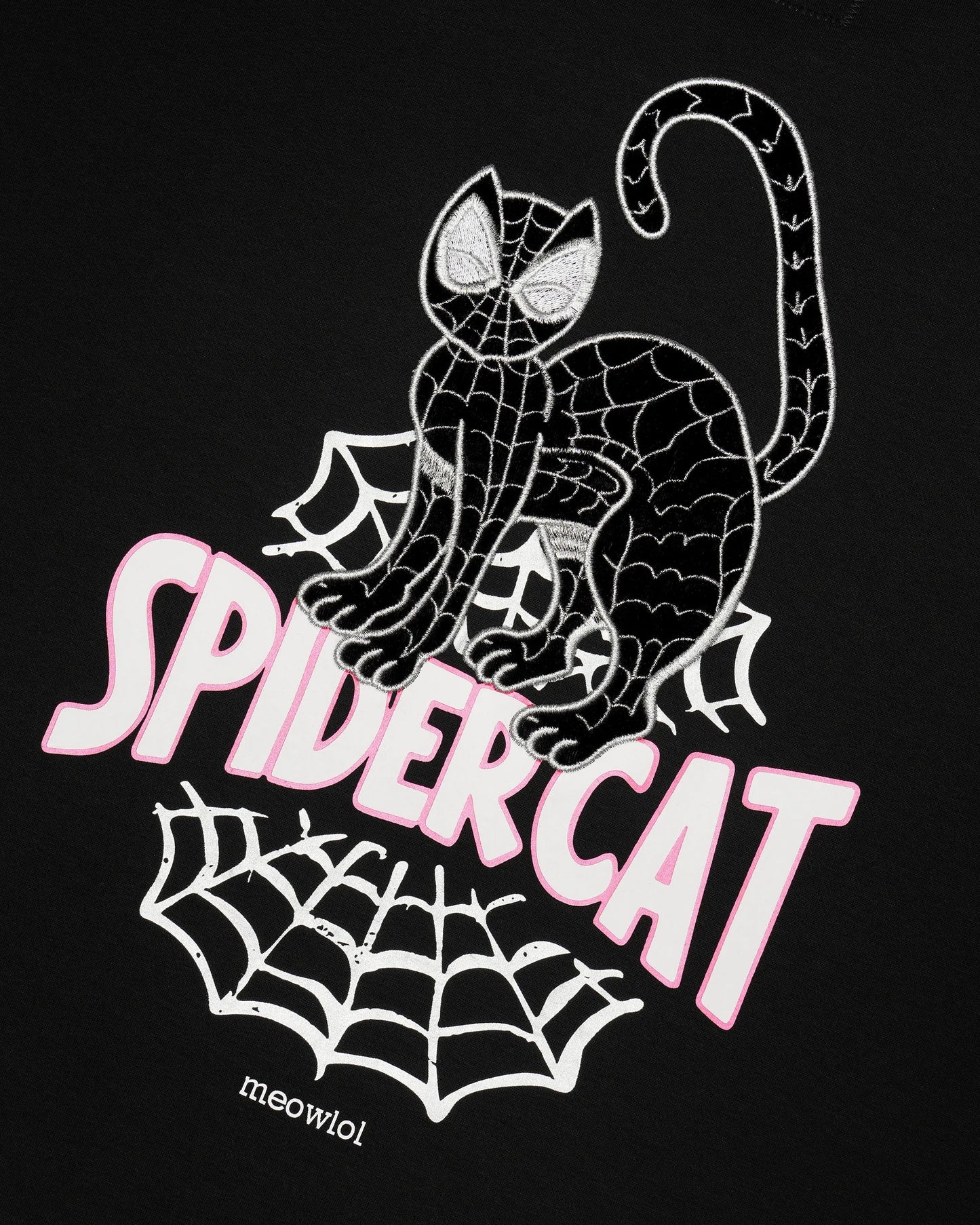 SPIDER CAT (2nd EDITION) ROUND HEM OVERSIZED T-SHIRT