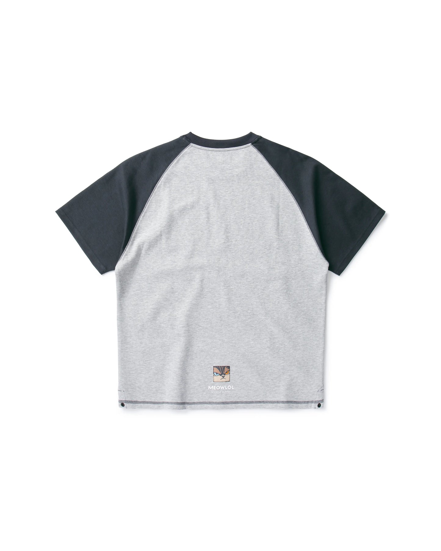 BRIBES ONLY RAGLAN SLEEVES EASY FIT T-SHIRT