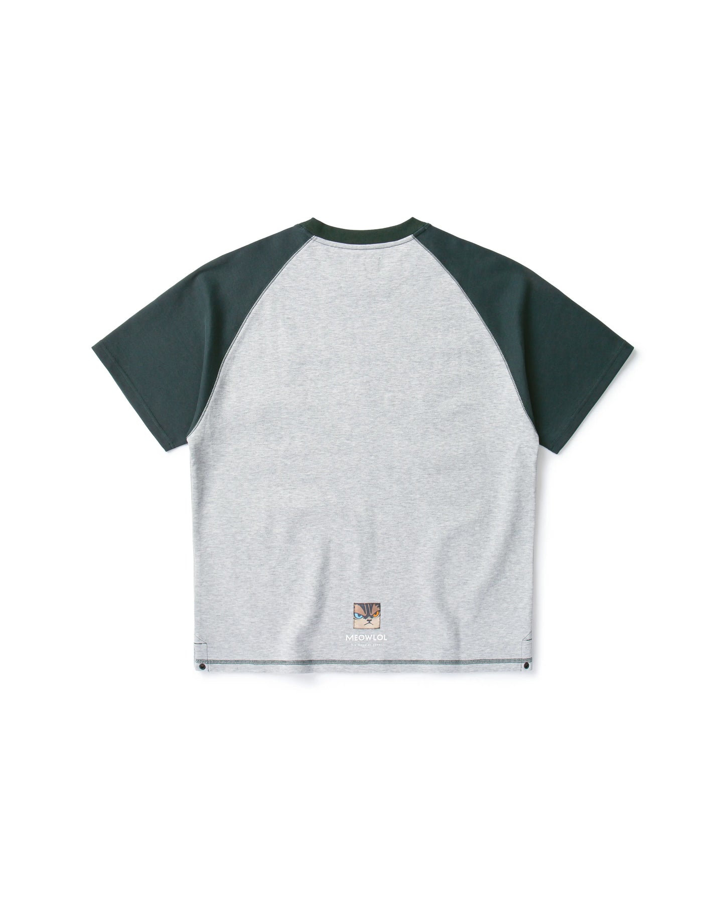 BRIBES ONLY RAGLAN SLEEVES EASY FIT T-SHIRT