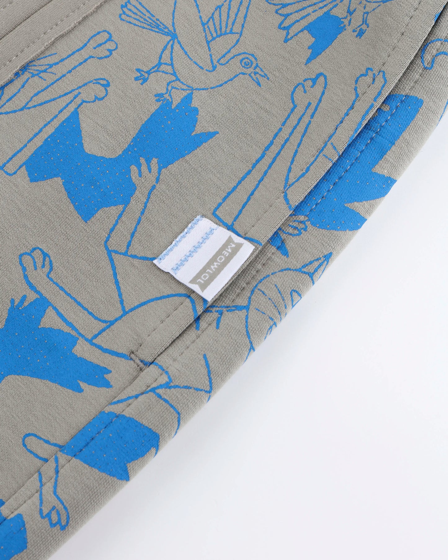 CATCHING BIRDS FULL PRINTED PANELED EASY FIT SWEATSKIRT