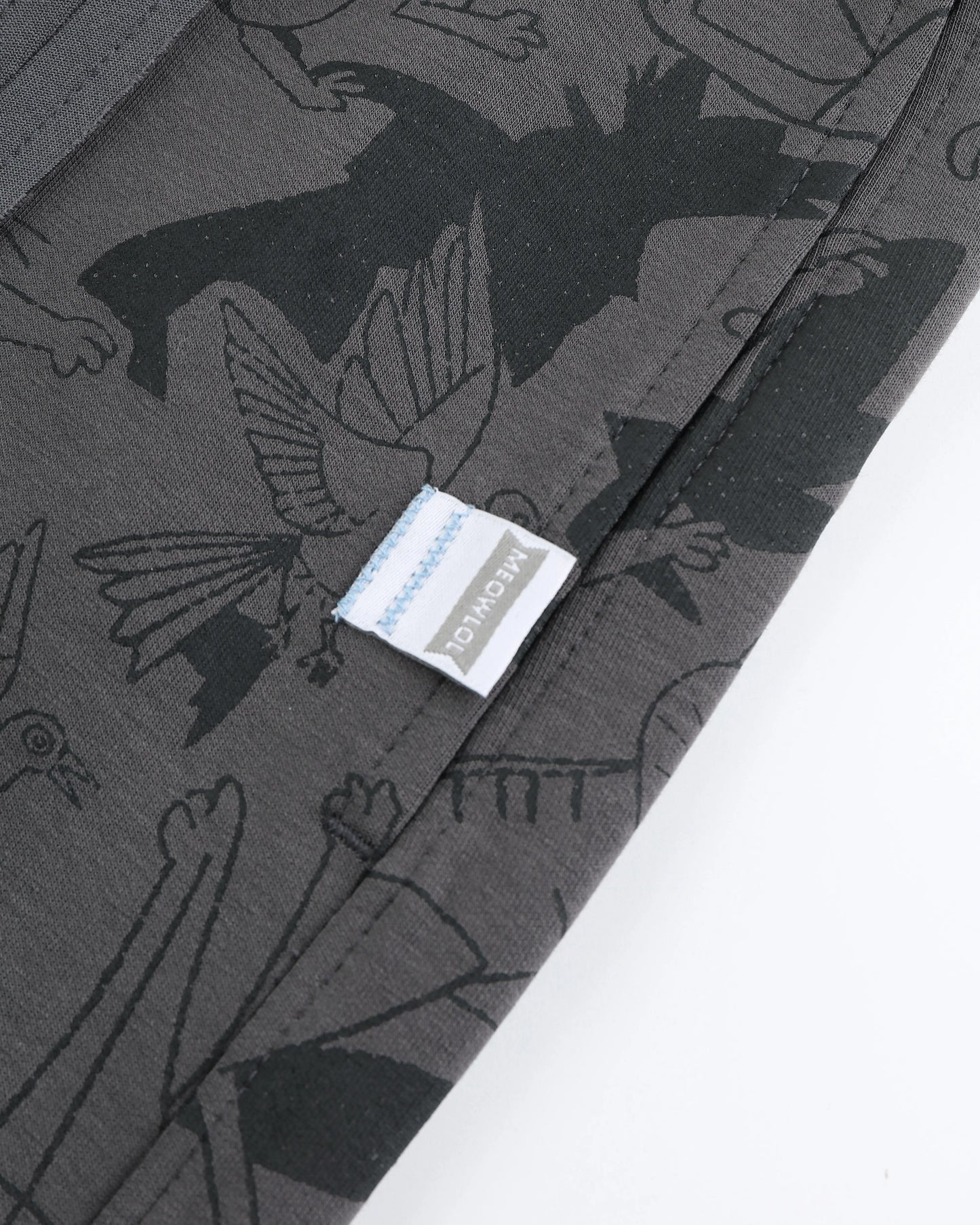 CATCHING BIRDS FULL PRINTED PANELED EASY FIT SWEATSKIRT