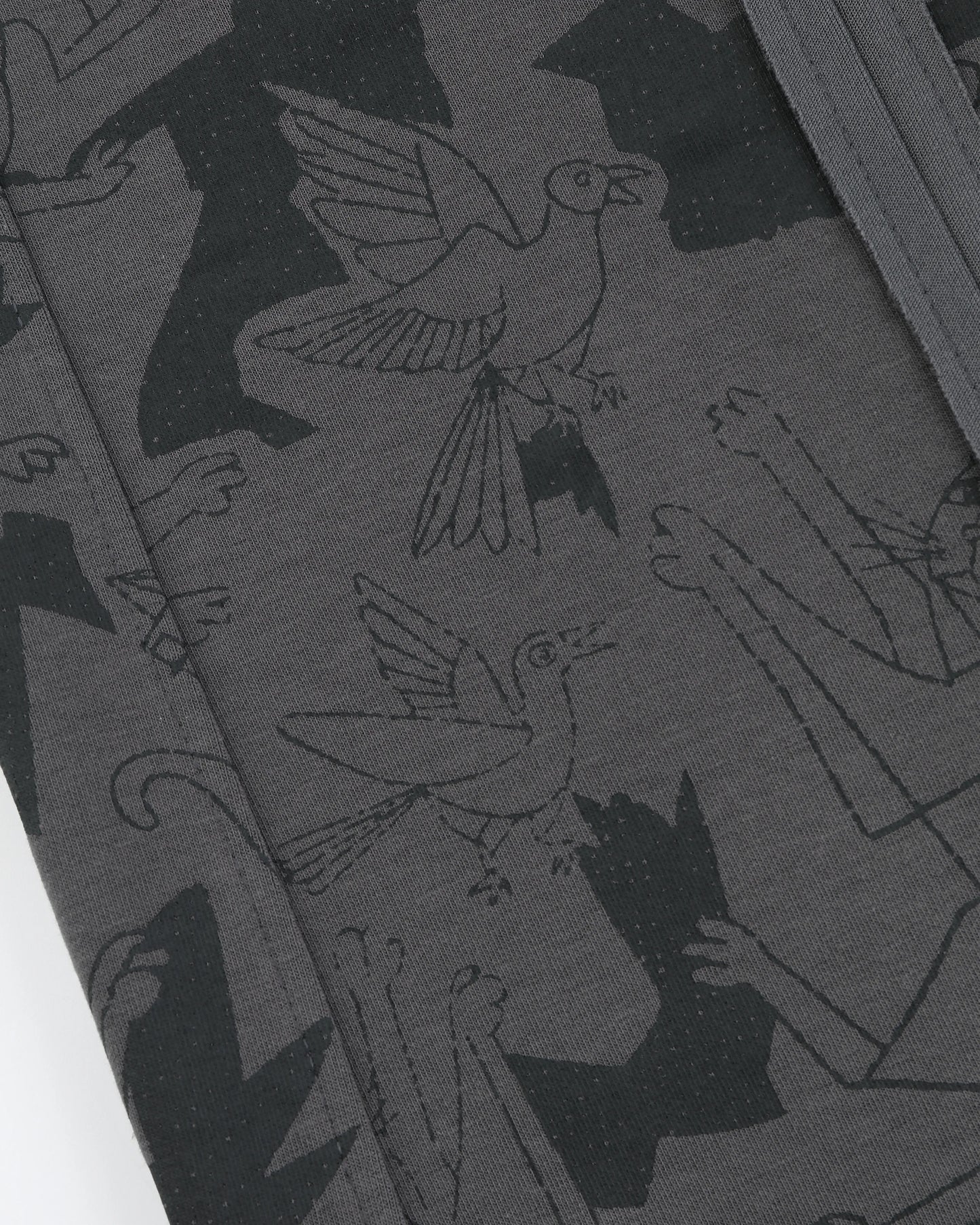 CATCHING BIRDS FULL PRINTED PANELED EASY FIT SWEATSKIRT