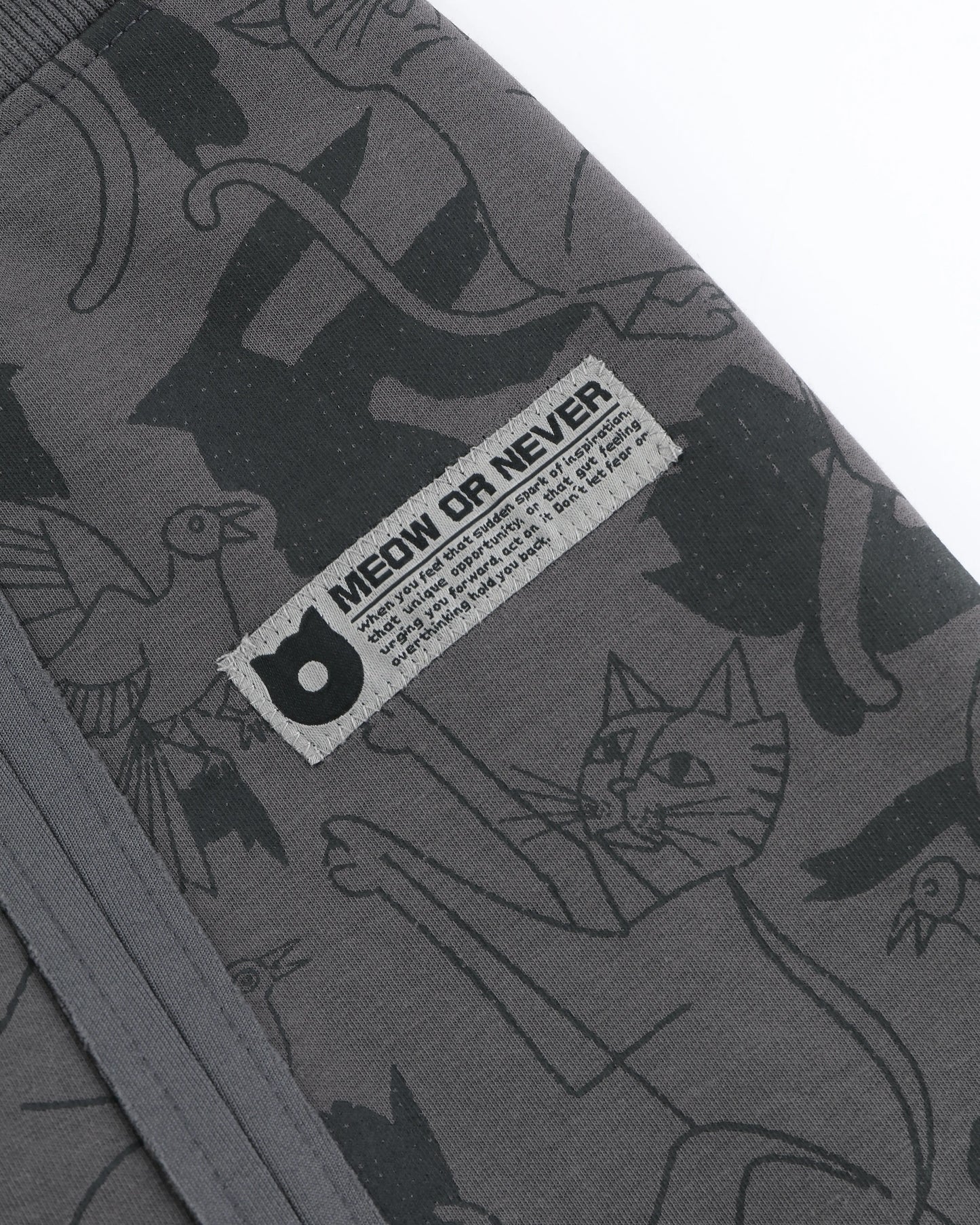 CATCHING BIRDS FULL PRINTED PANELED EASY FIT SWEATSKIRT