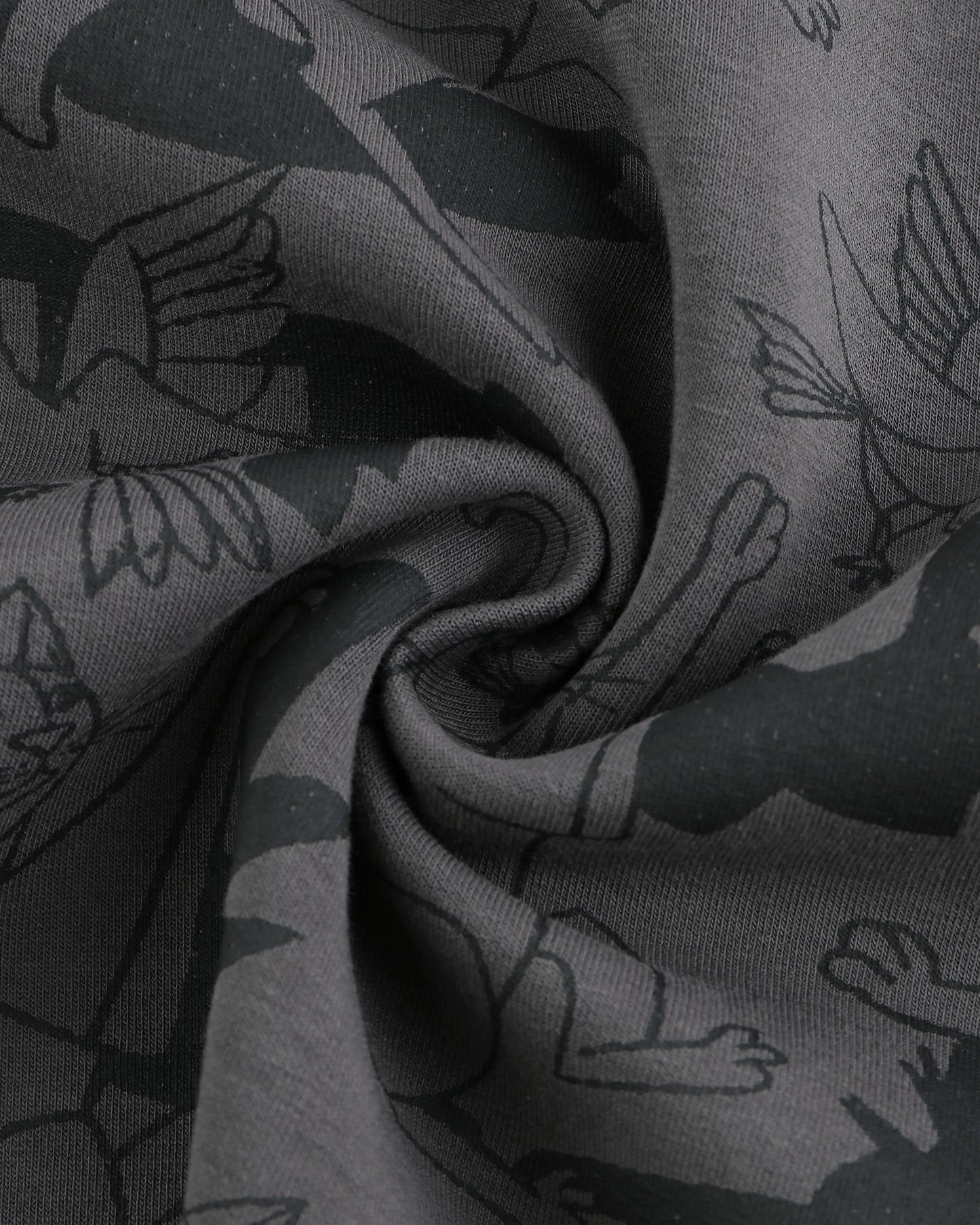 CATCHING BIRDS FULL PRINTED PANELED EASY FIT SWEATSKIRT