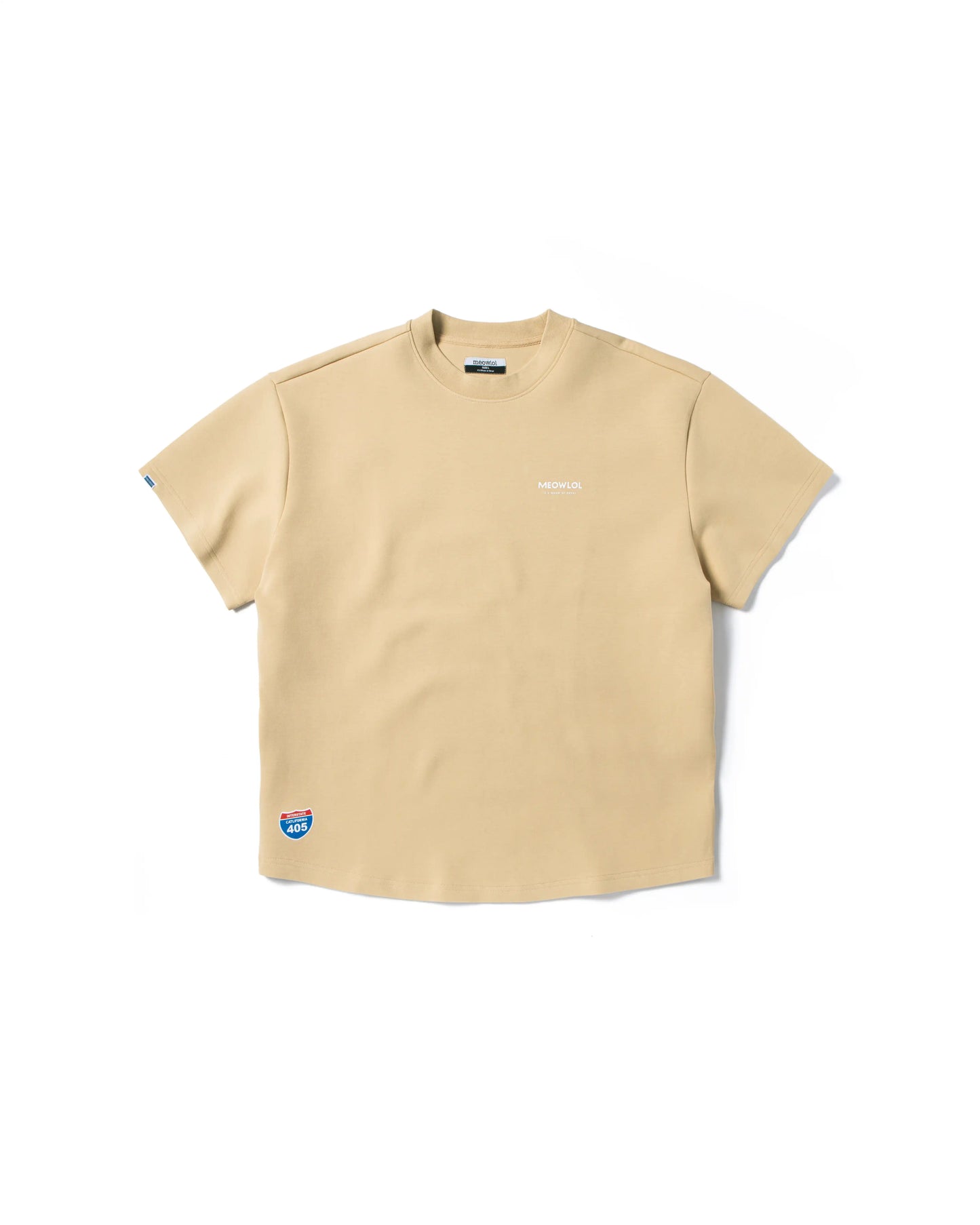 CATLIFORNIA ROUND HEM OVERSIZED T-SHIRT
