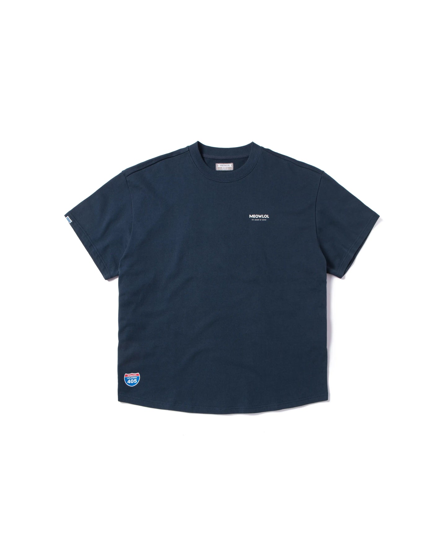 CATLIFORNIA ROUND HEM OVERSIZED T-SHIRT