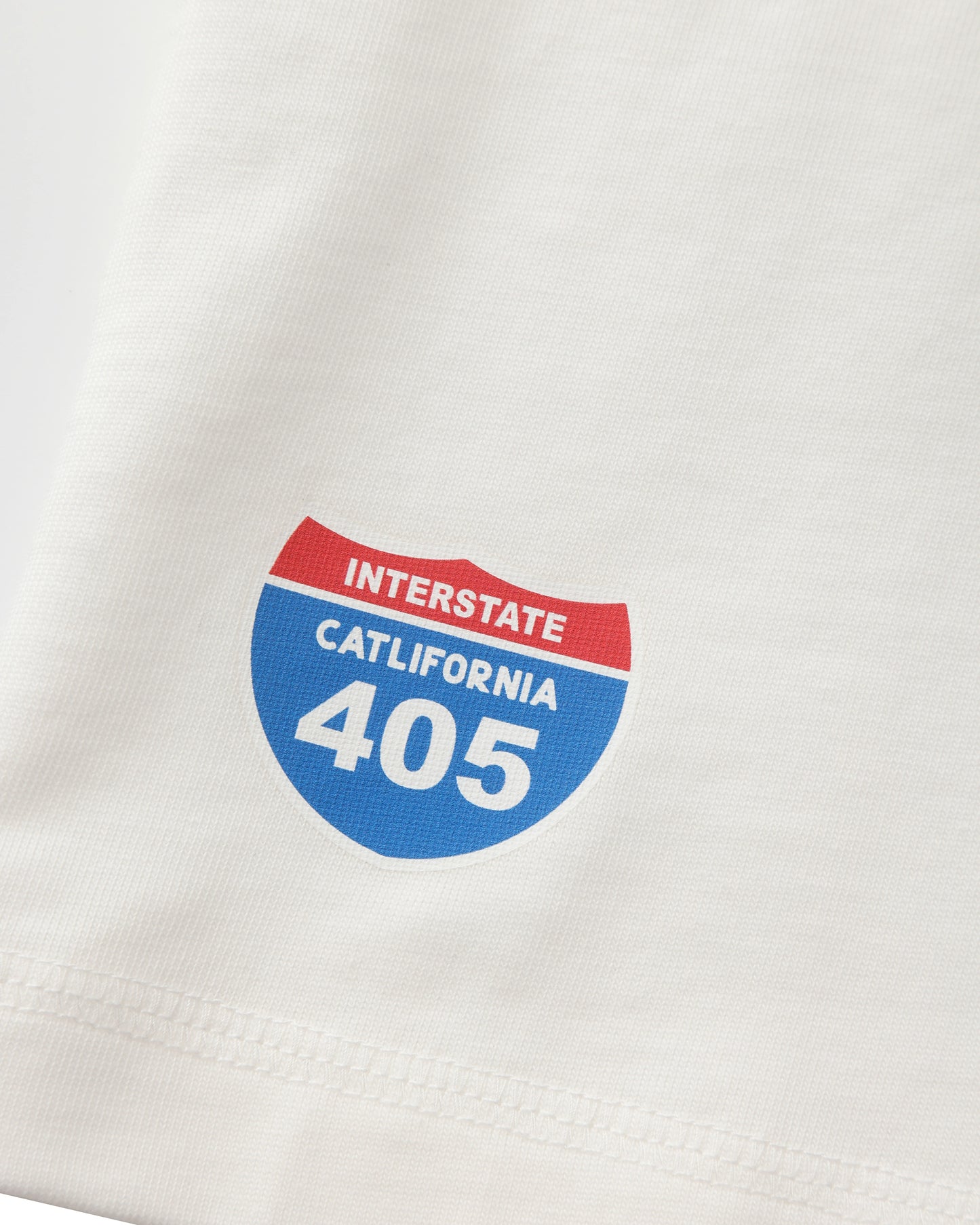 CATLIFORNIA PLEATED SLEEVES EASY FIT T-SHIRT