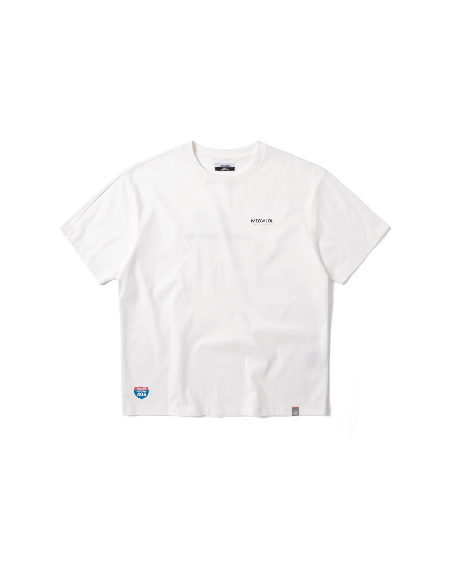 CATLIFORNIA PLEATED SLEEVES EASY FIT T-SHIRT