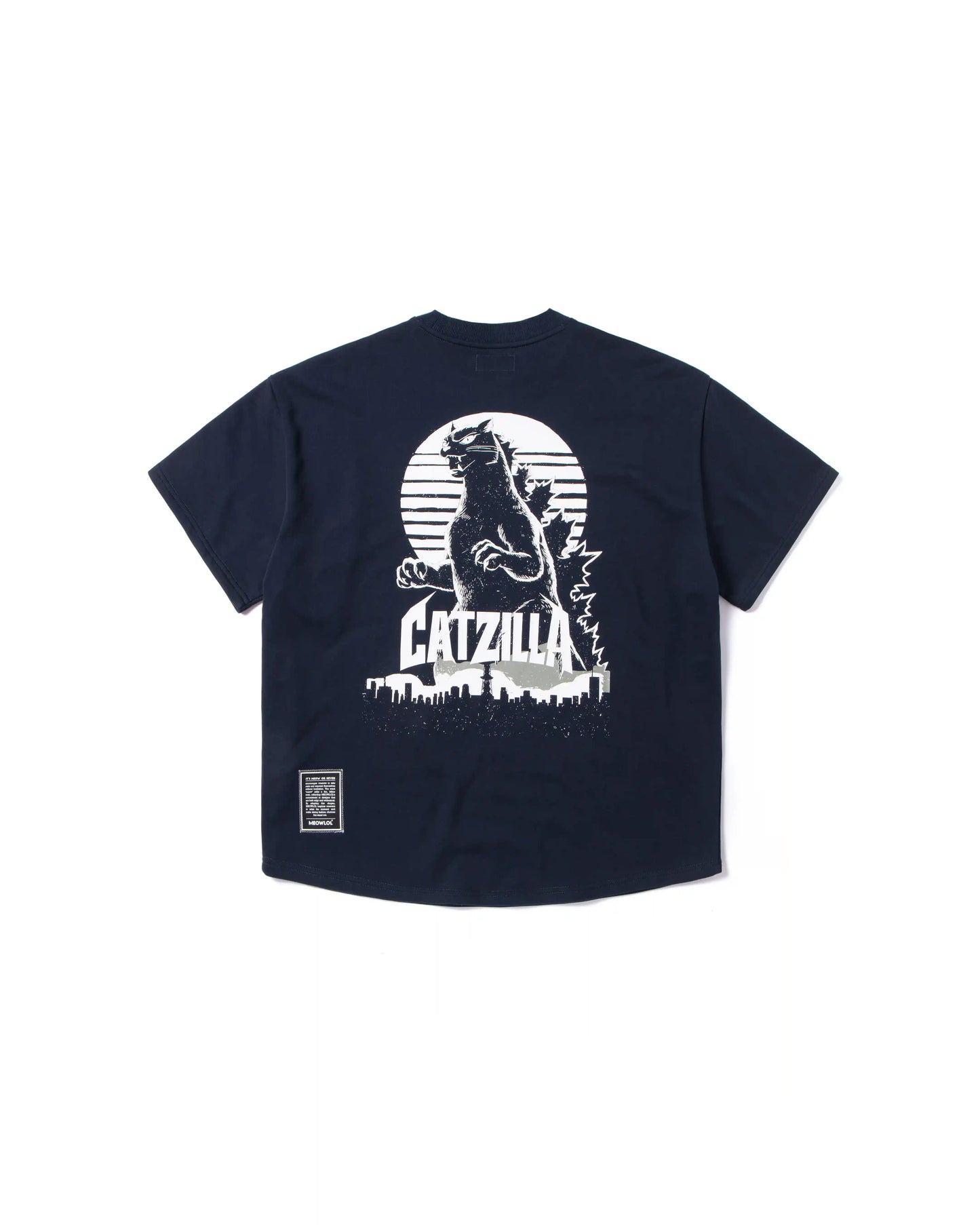 CATZILLA ROUND HEM OVERSIZED T-SHIRT