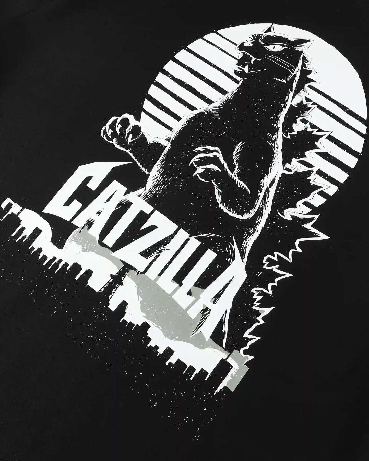 CATZILLA ROUND HEM OVERSIZED T-SHIRT