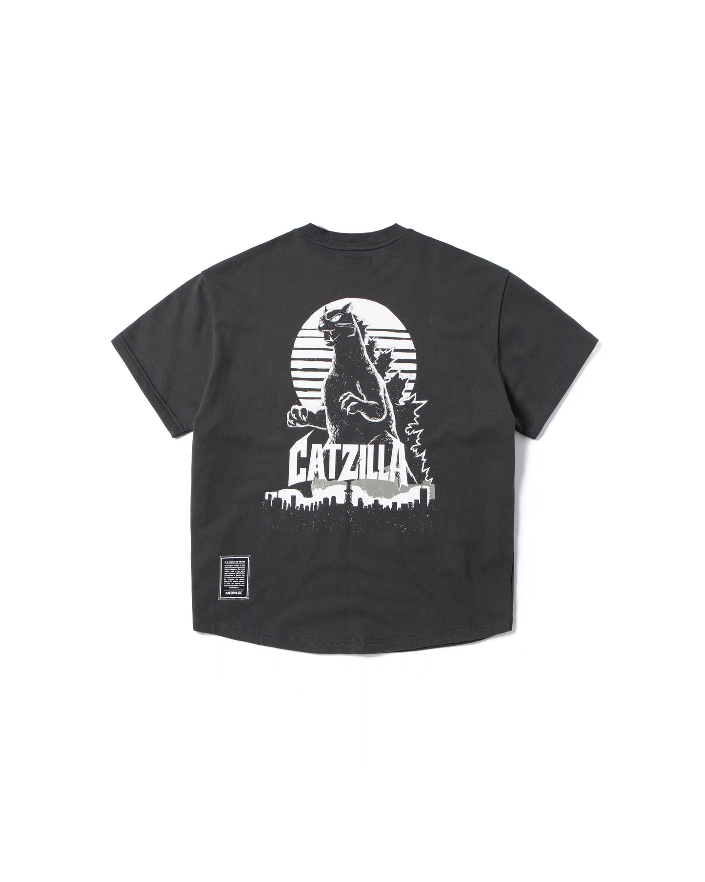 CATZILLA ROUND HEM OVERSIZED T-SHIRT