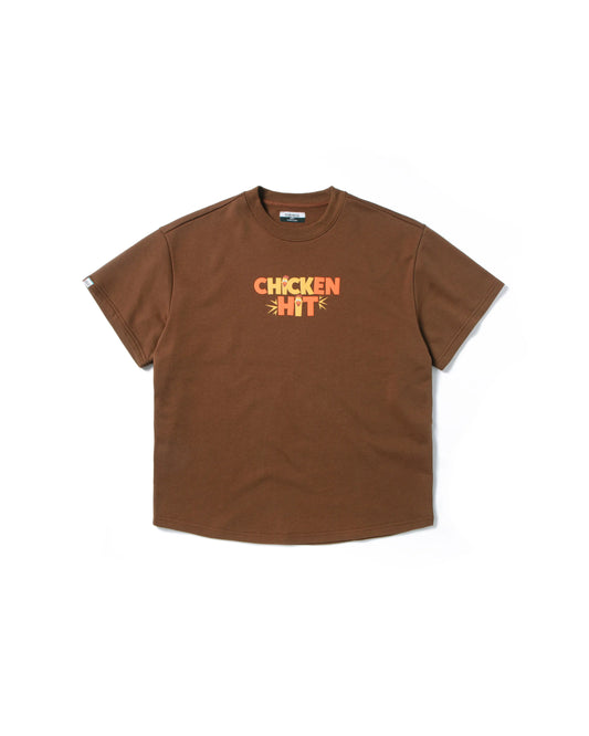 CHICKEN HIT ROUND HEM OVERSIZED T-SHIRT