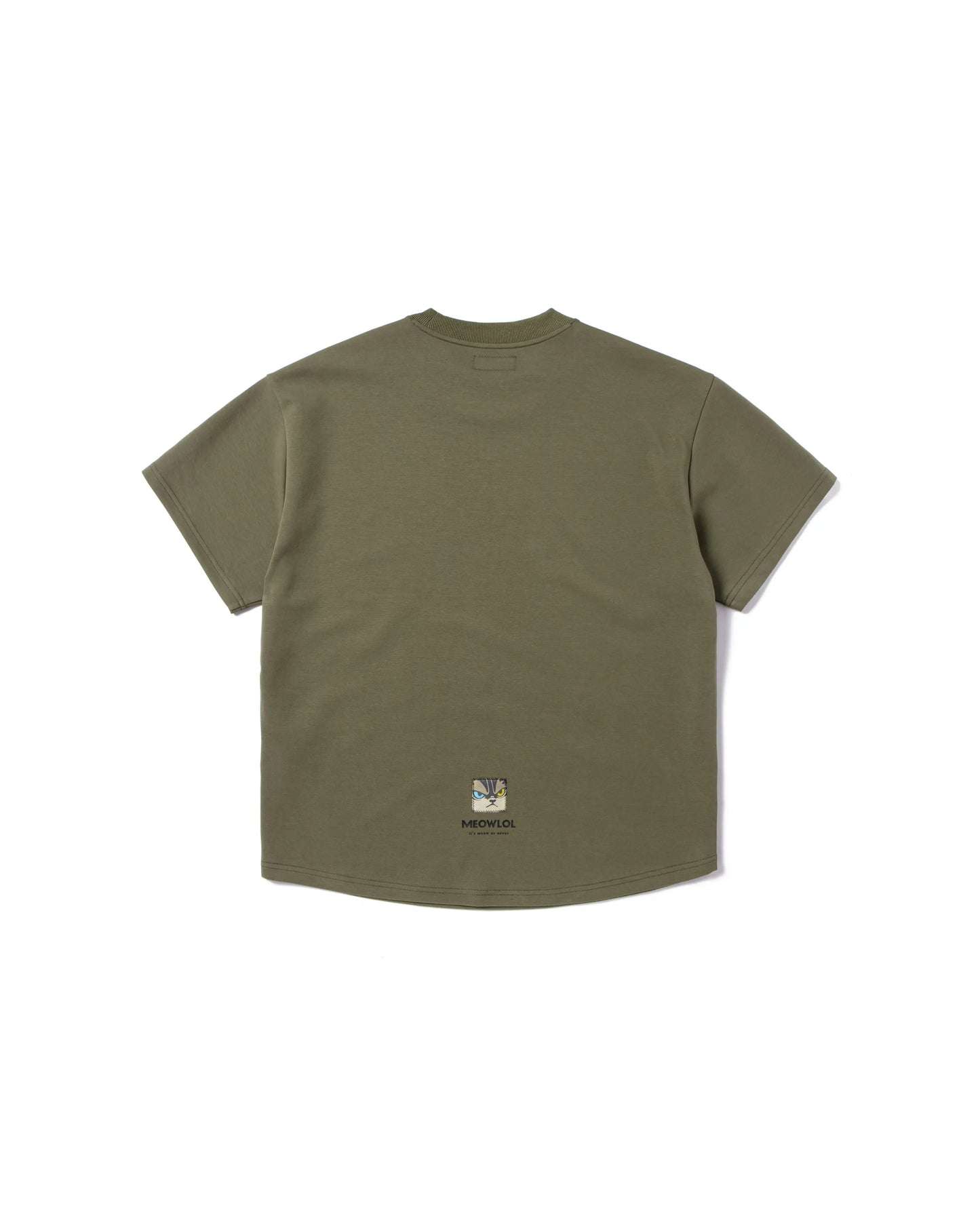 DUCT MEOWNANA GRAPHIC ROUND HEM OVERSIZED T-SHIRT