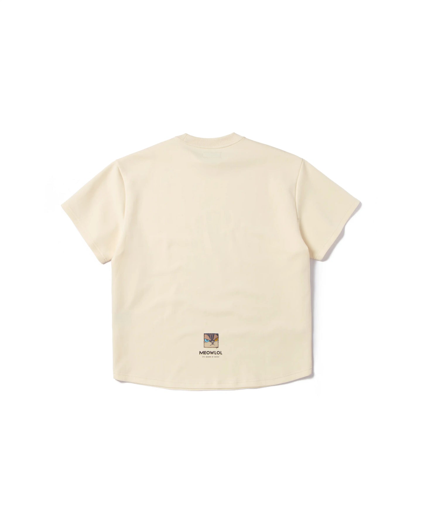 DUCT MEOWNANA GRAPHIC ROUND HEM OVERSIZED T-SHIRT