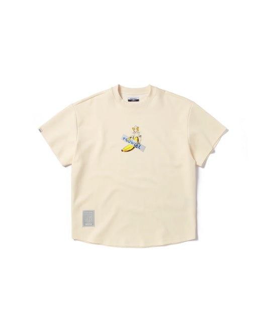DUCT MEOWNANA GRAPHIC ROUND HEM OVERSIZED T-SHIRT