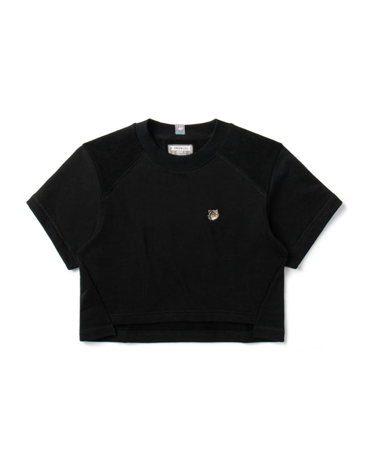 EMB LOGO OVERSIZED CROPPED TOP