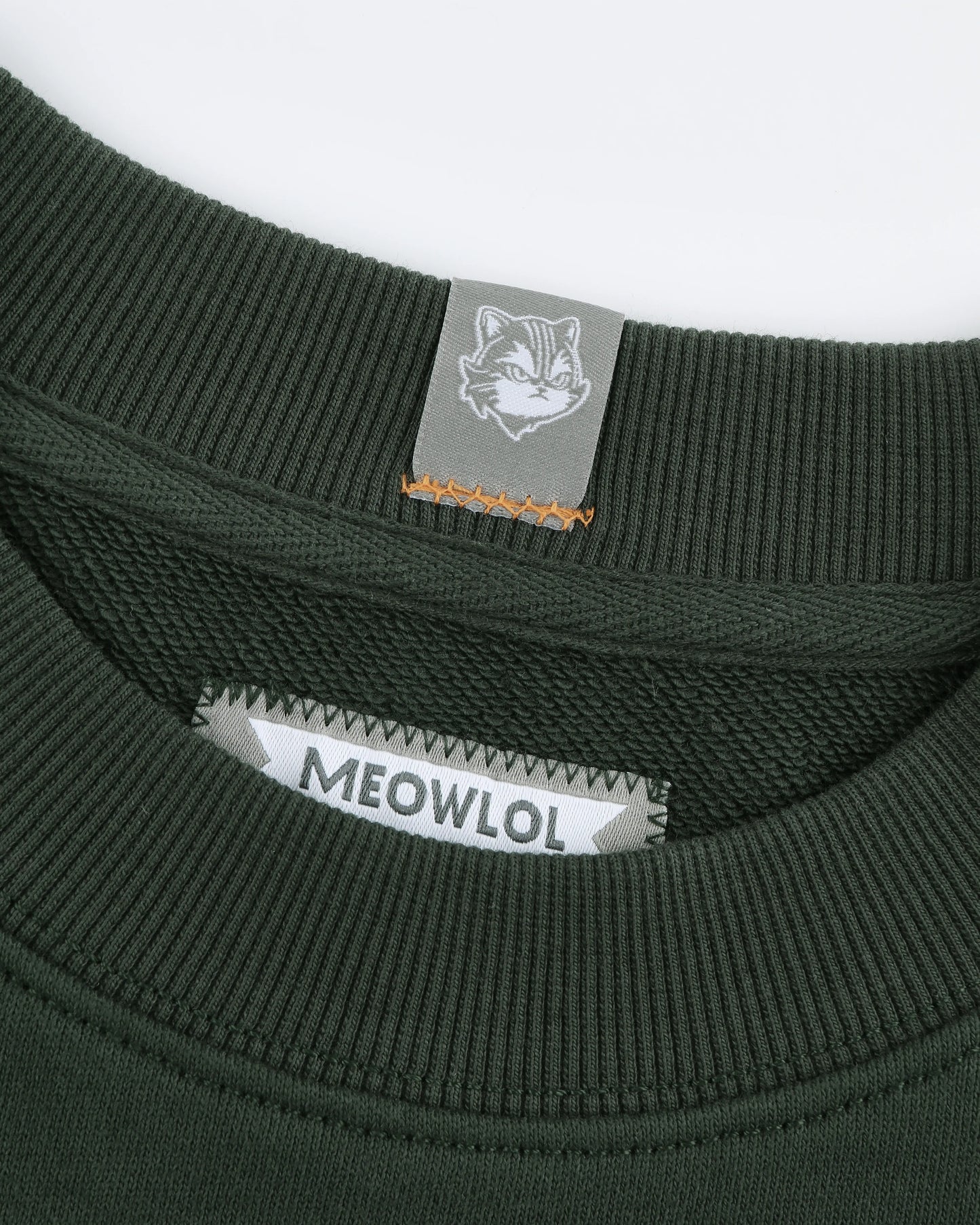 EMB LOGO OVERSIZED CROPPED TOP