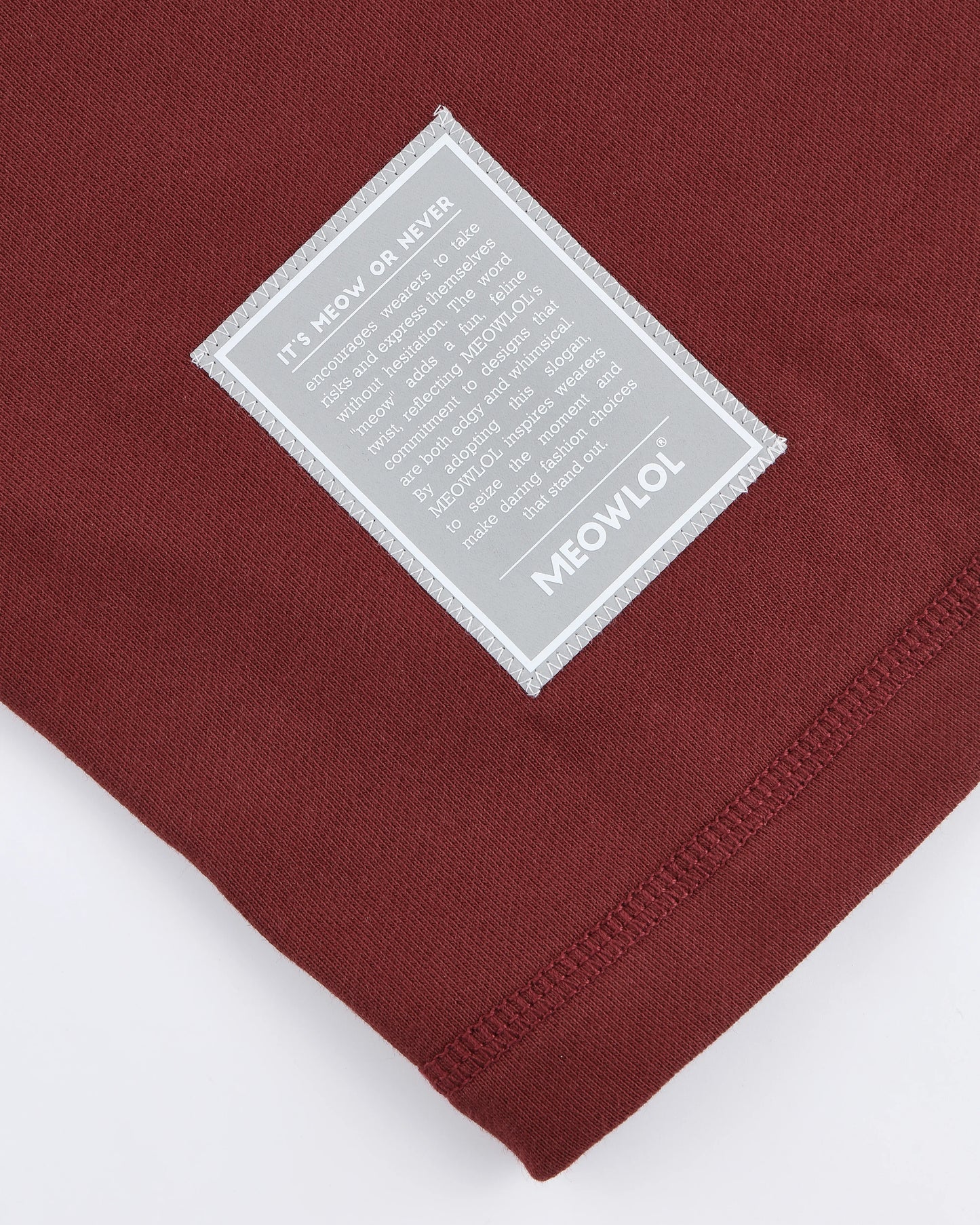 EMB LOGO OVERSIZED CROPPED TOP