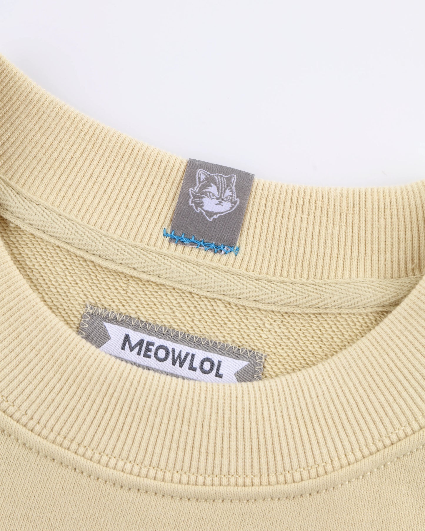 EMB LOGO OVERSIZED CROPPED TOP
