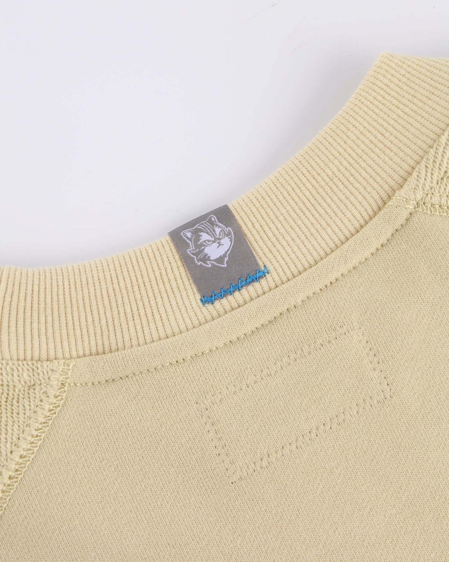 EMB LOGO OVERSIZED CROPPED TOP