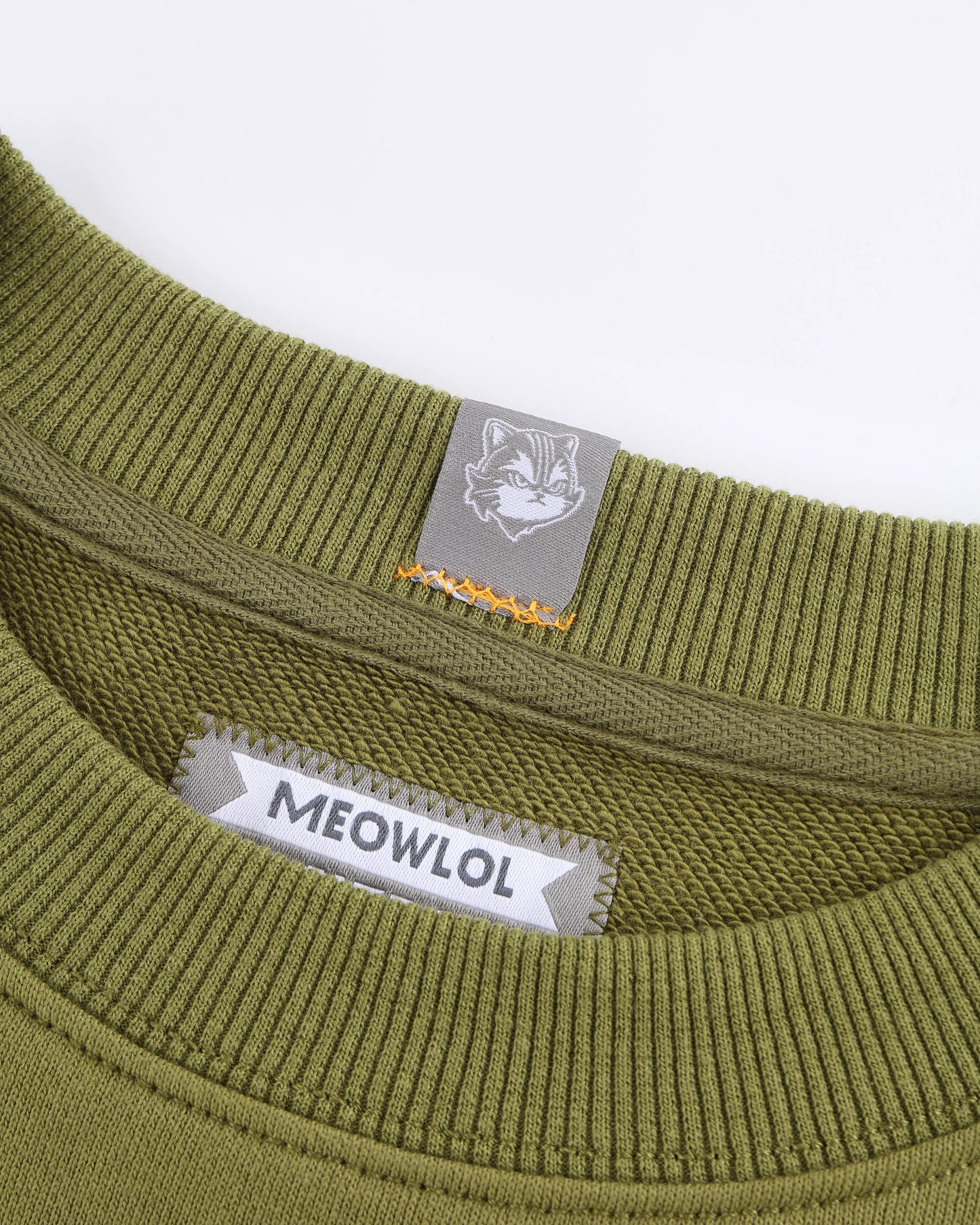 EMB LOGO OVERSIZED CROPPED TOP