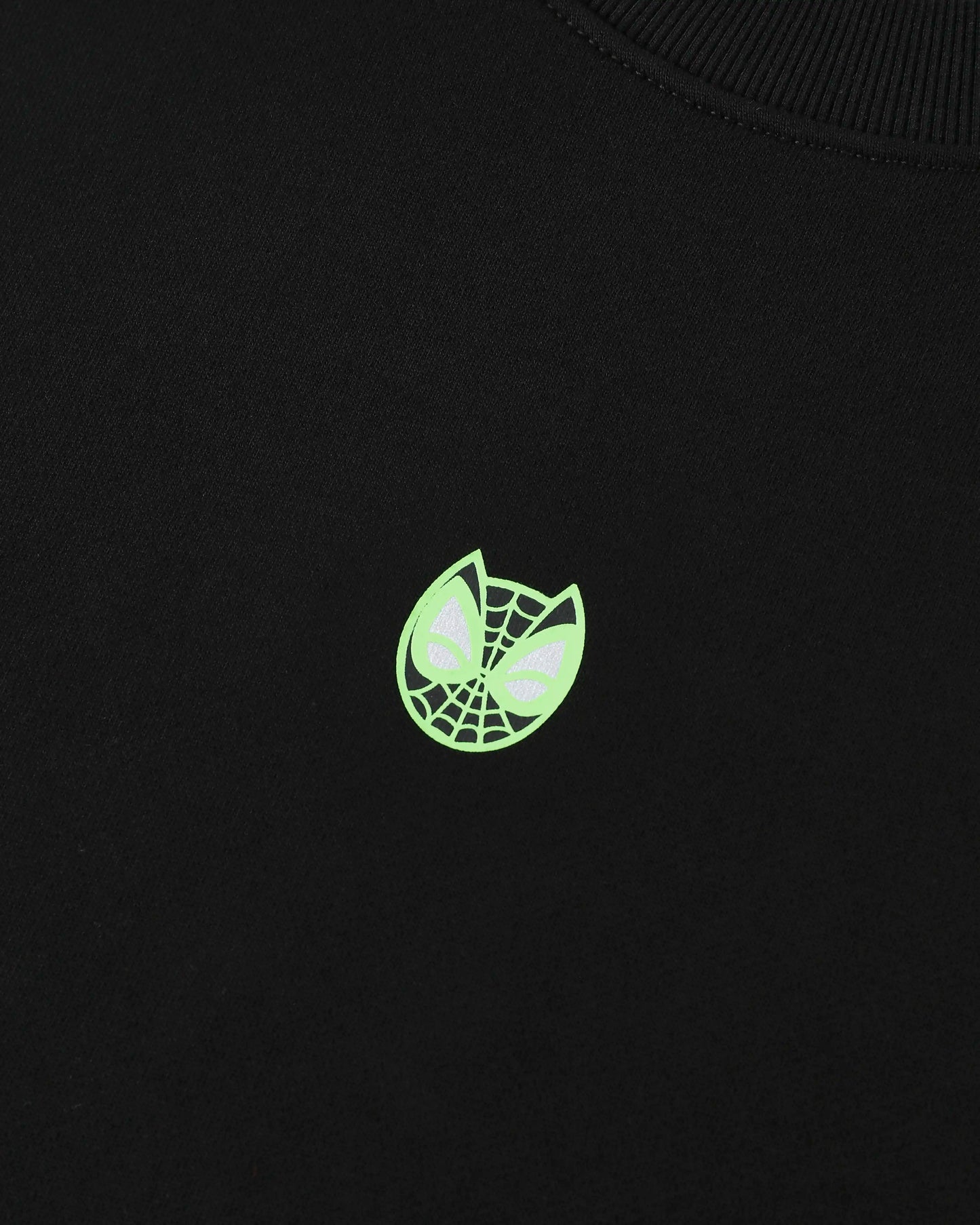 GLOW SPIDER CAT MEOWLOL CREW  ROUND HEM OVERSIZED T-SHIRT