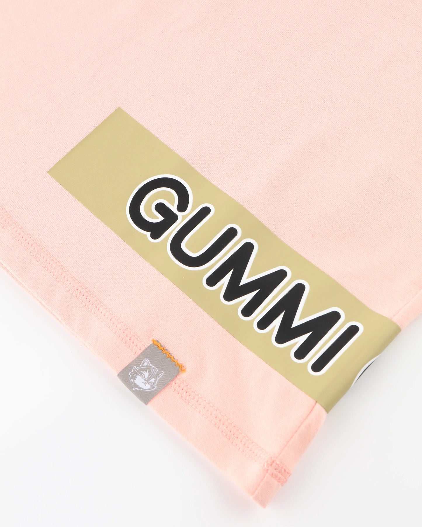 GUMMY CAT SHOULDER PLEATED EASY FIT T-SHIRT